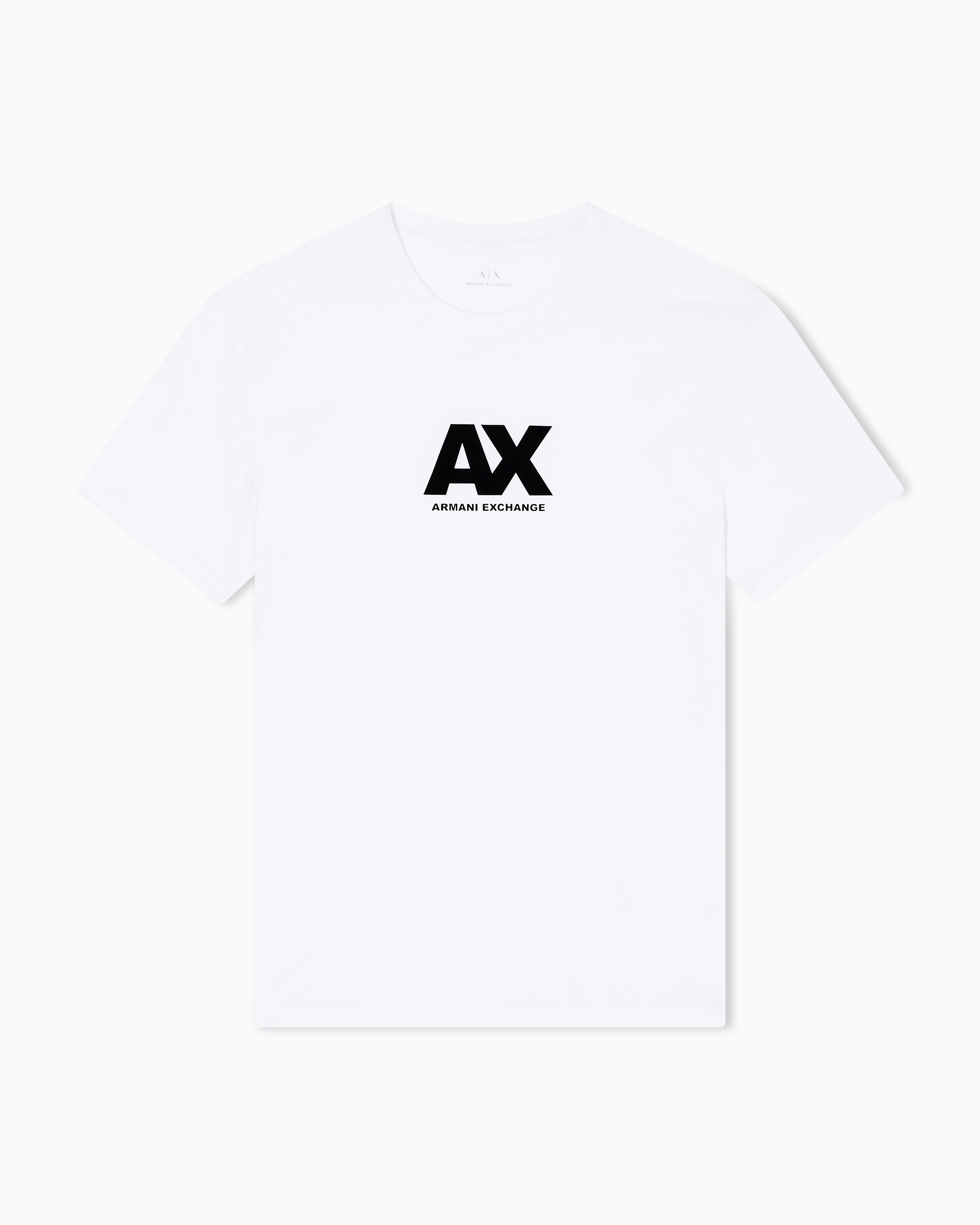 Armani Exchange - Regular fit T-shirt with logo, Man, White, Size: