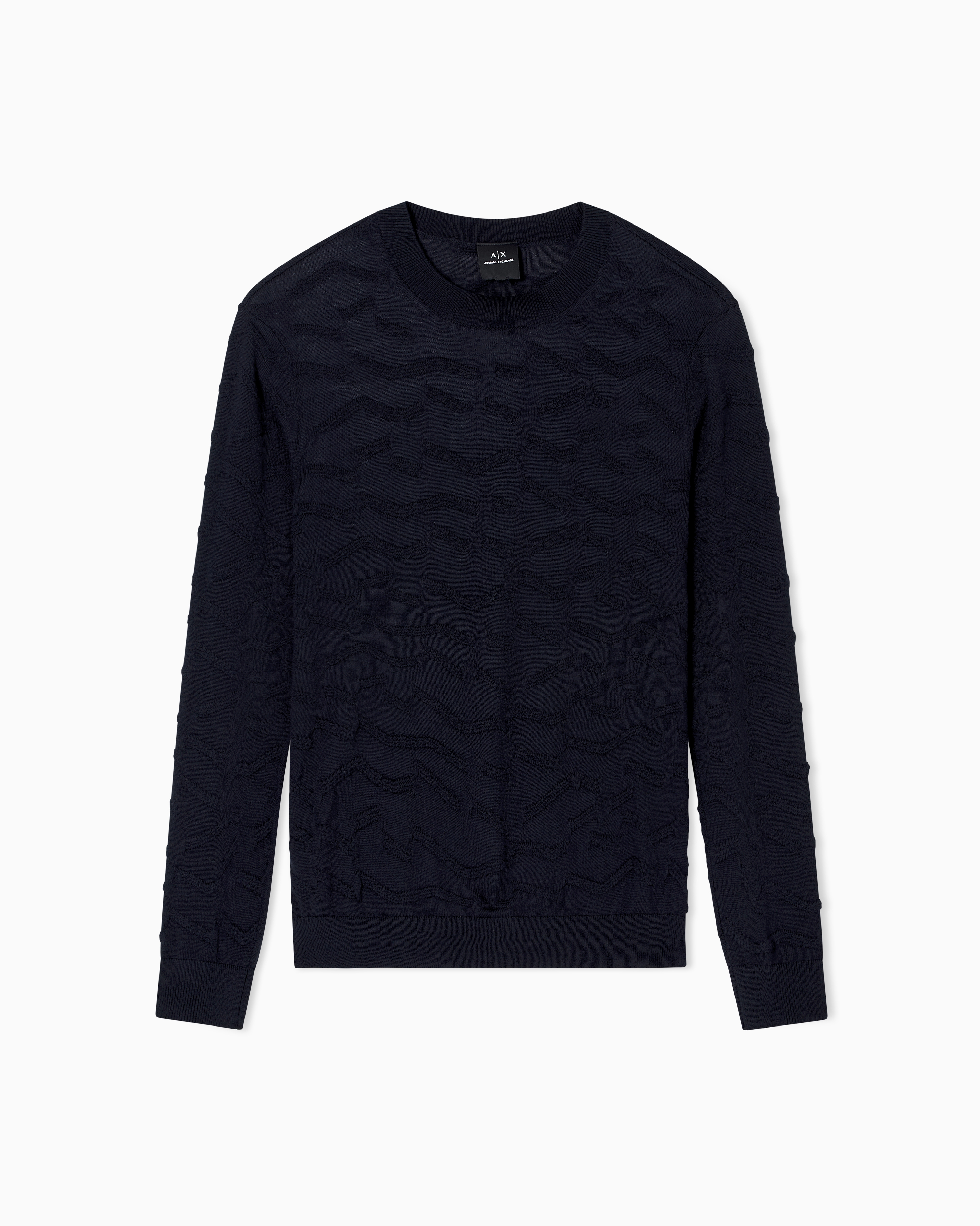 Armani Exchange Maglione Texture Ondulata