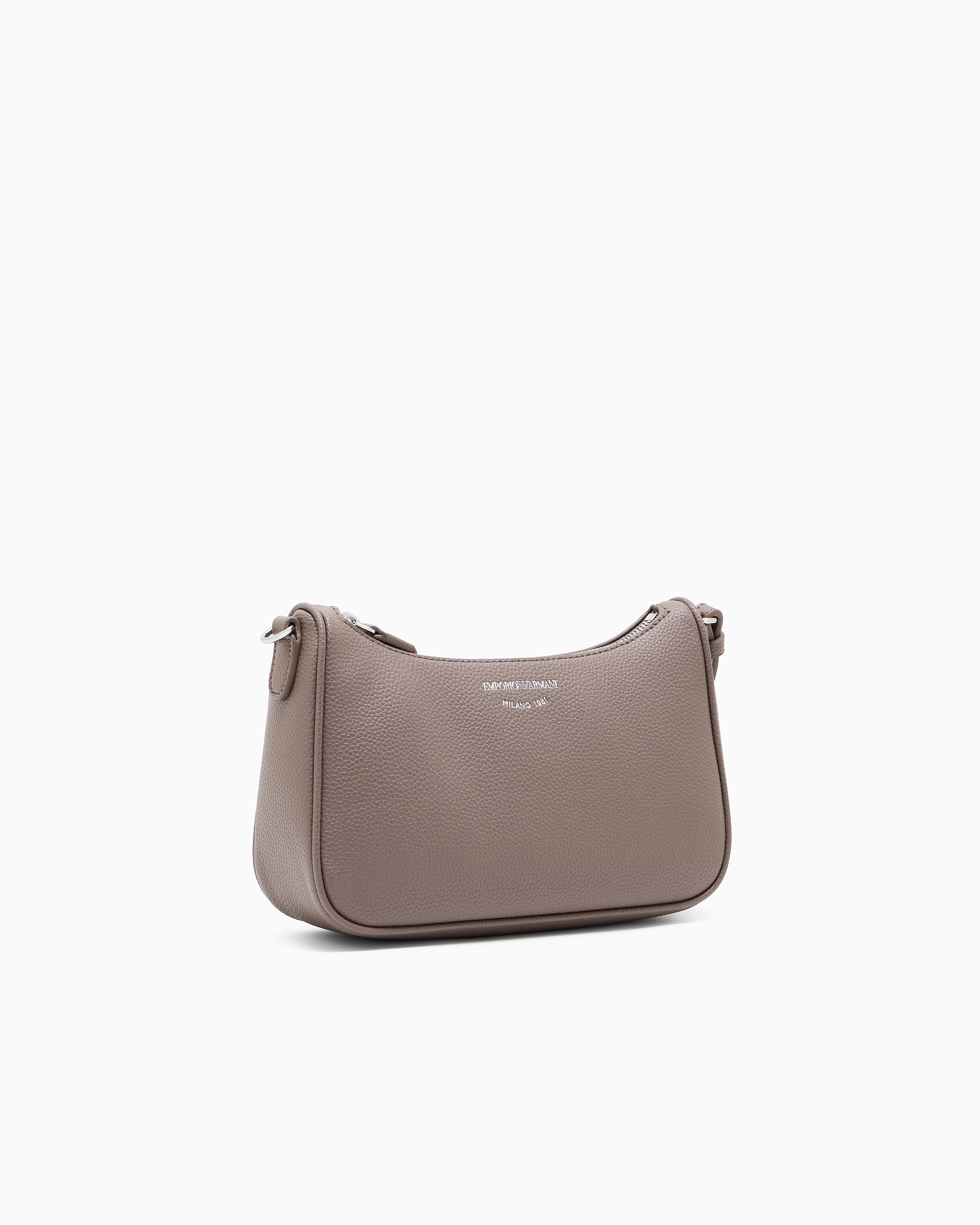 Emporio Armani - Bag with deer print, Woman, Camel, Size: TU