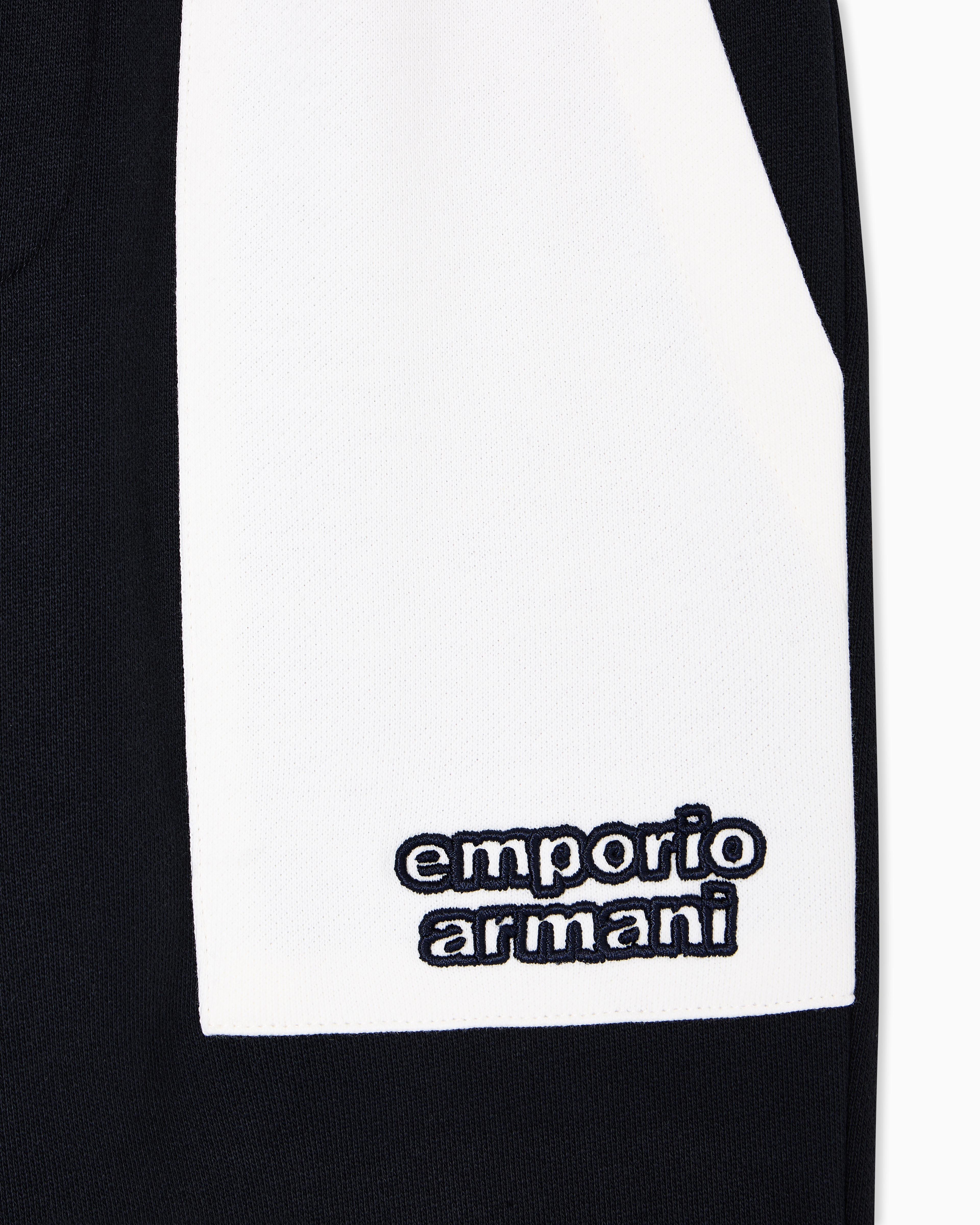 Emporio Armani - ASV jersey joggers, Boy, Navy Blue, Size: