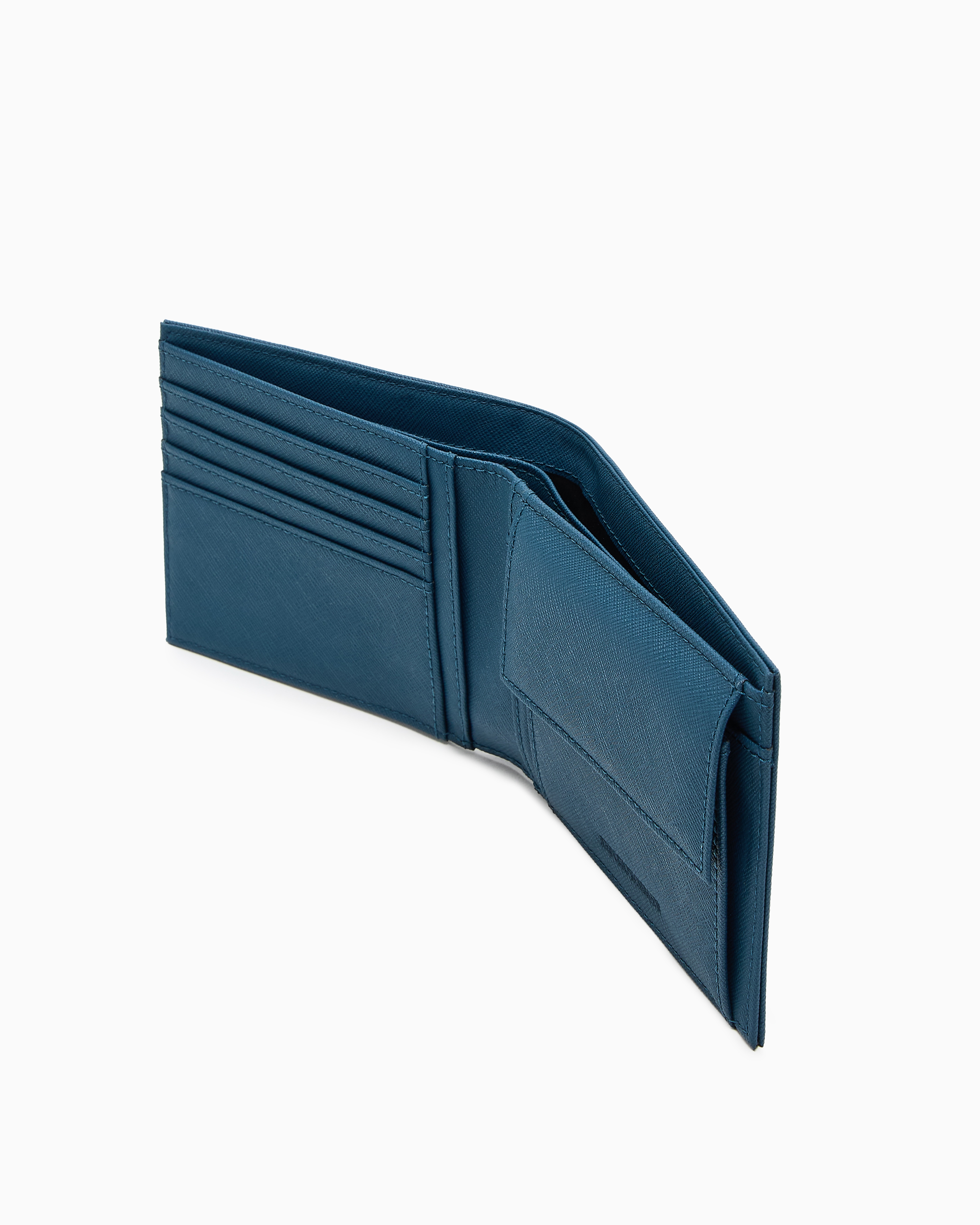 ASV 二つ折りウォレット 再生サフィアーノ | Emporio Armani