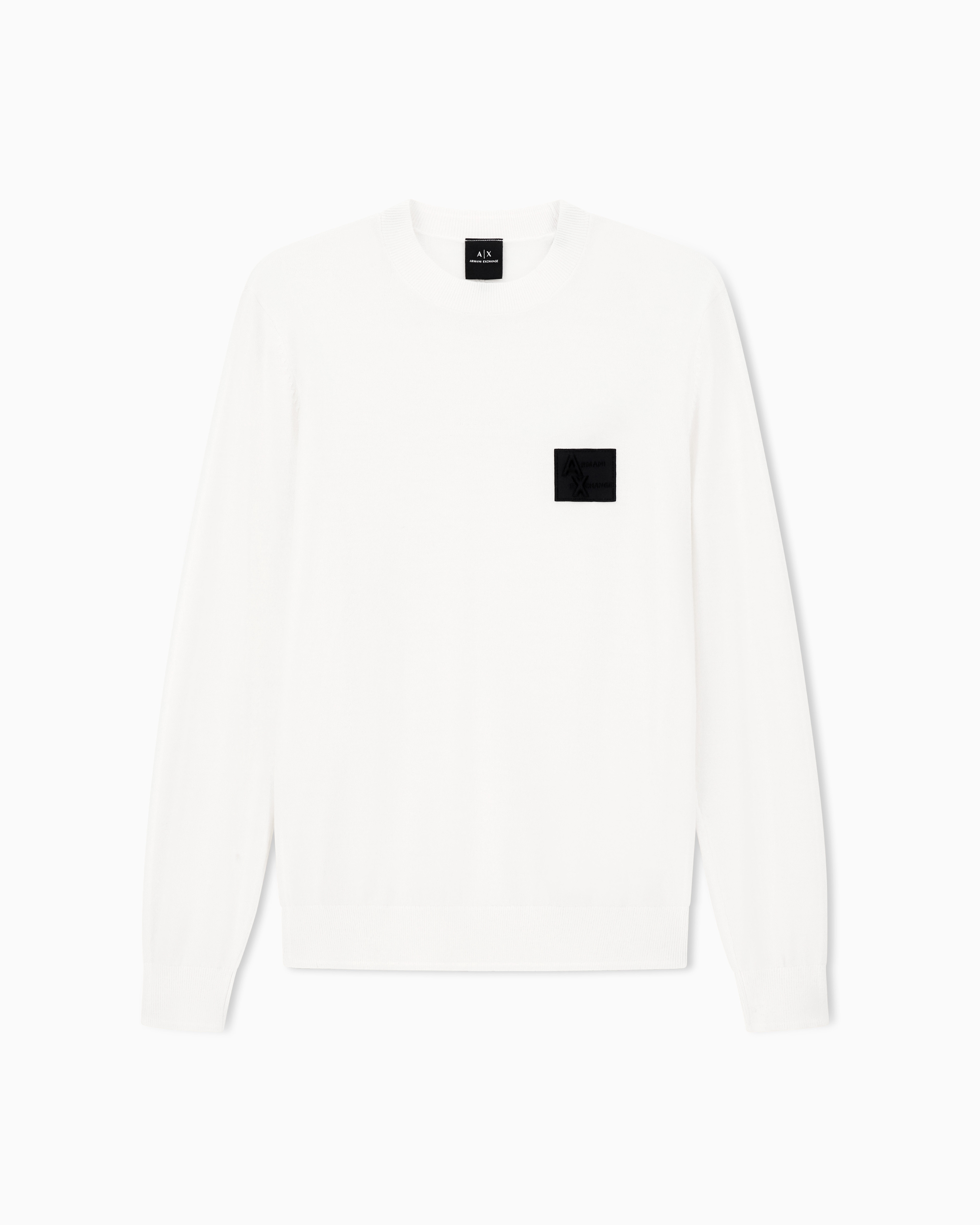 Armani Exchange Maglione Girocollo Con Patch