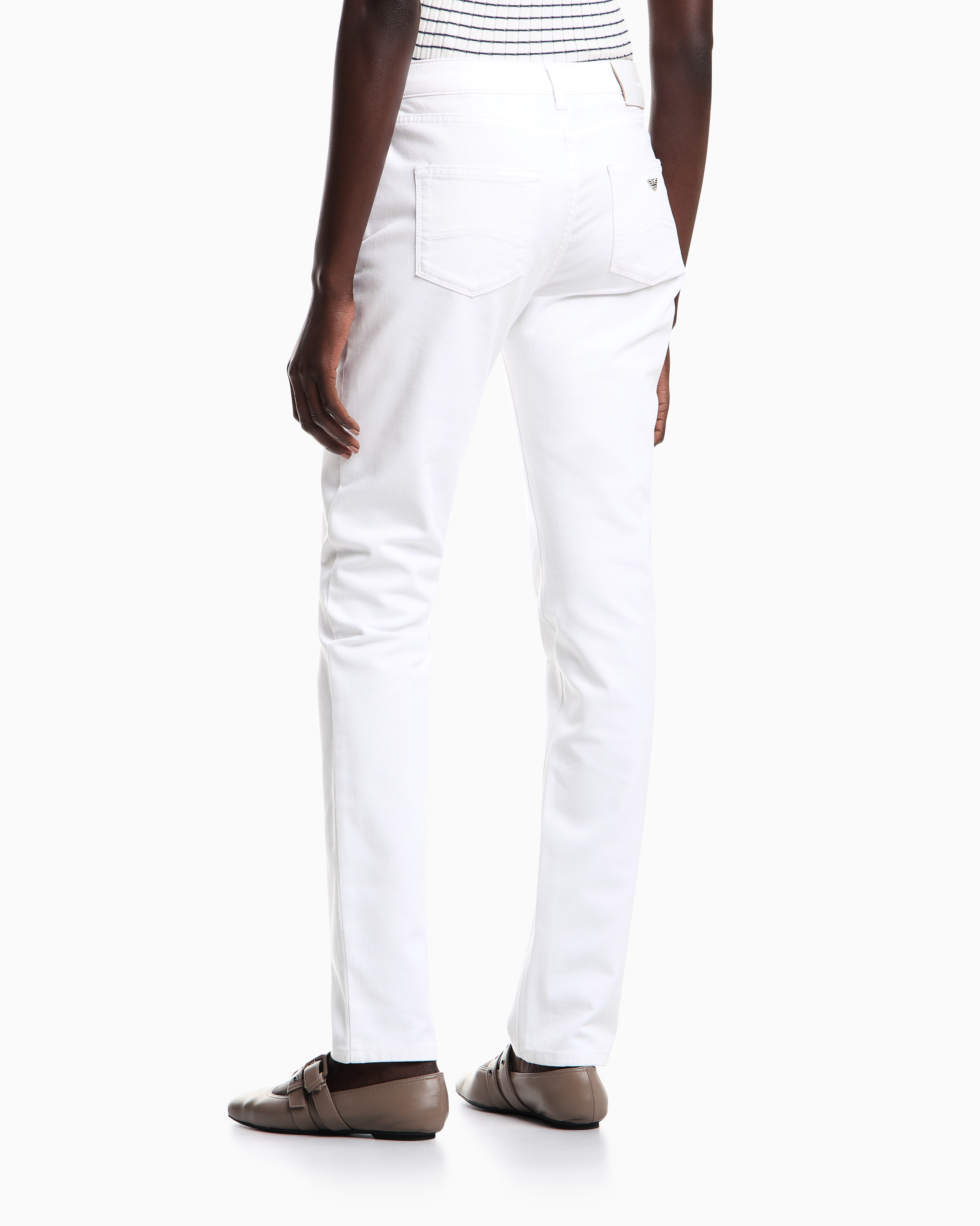 EMPORIO ARMANI 新品❗️ホワイト スリムフィット ジーンズ【28】 undefined