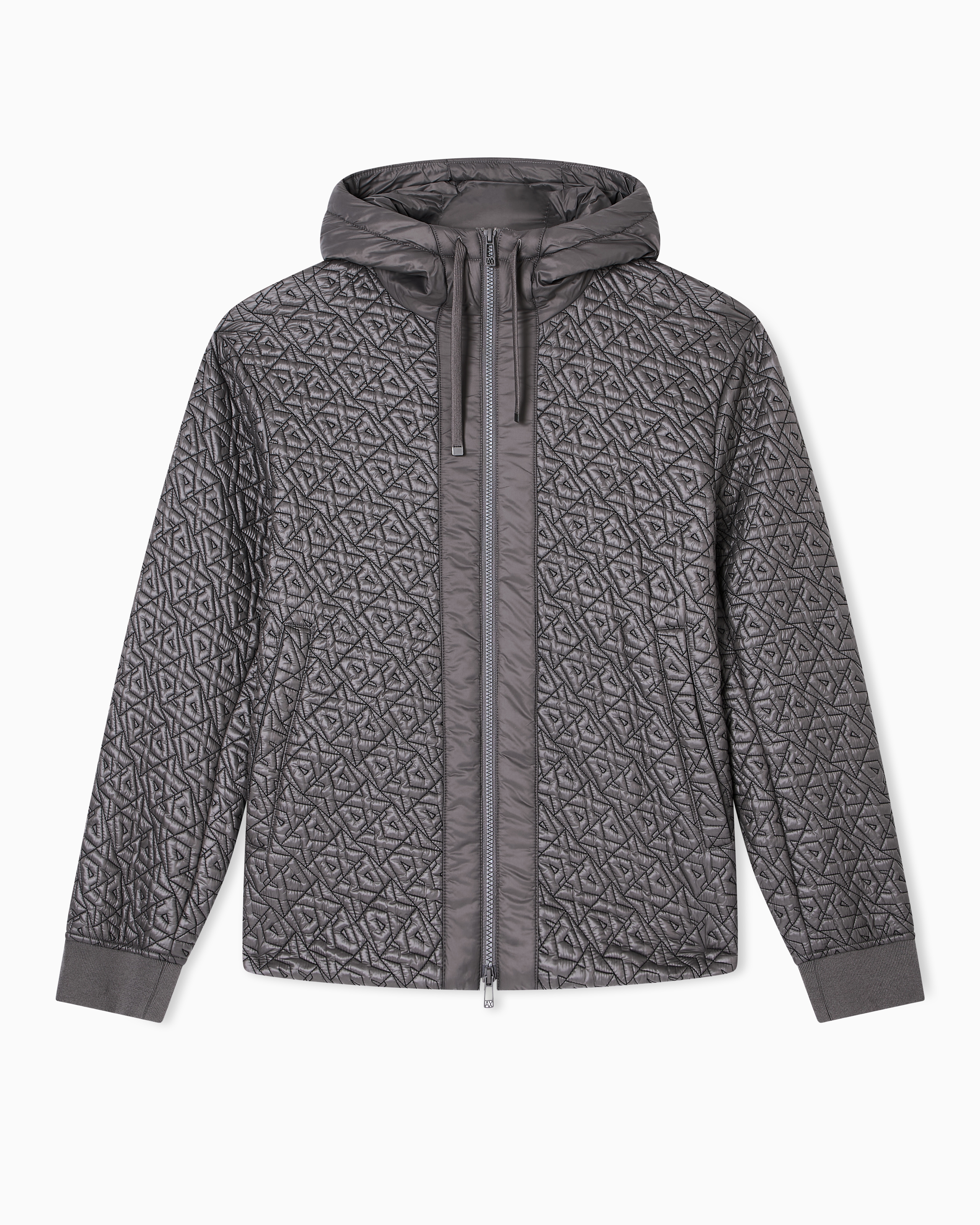 Jacket with allover logo