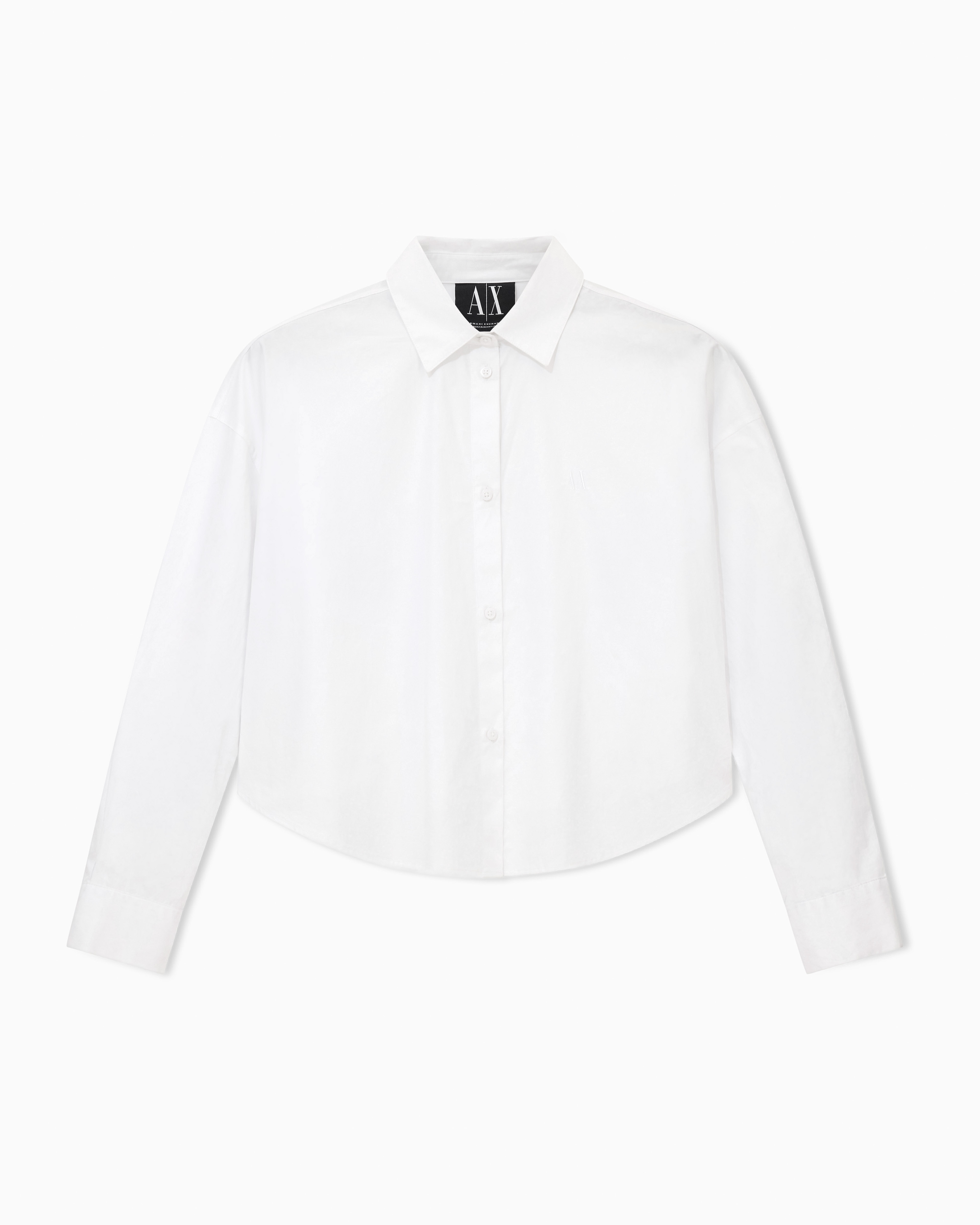 Armani Exchange - Casual Shirts, Woman, White, Size: