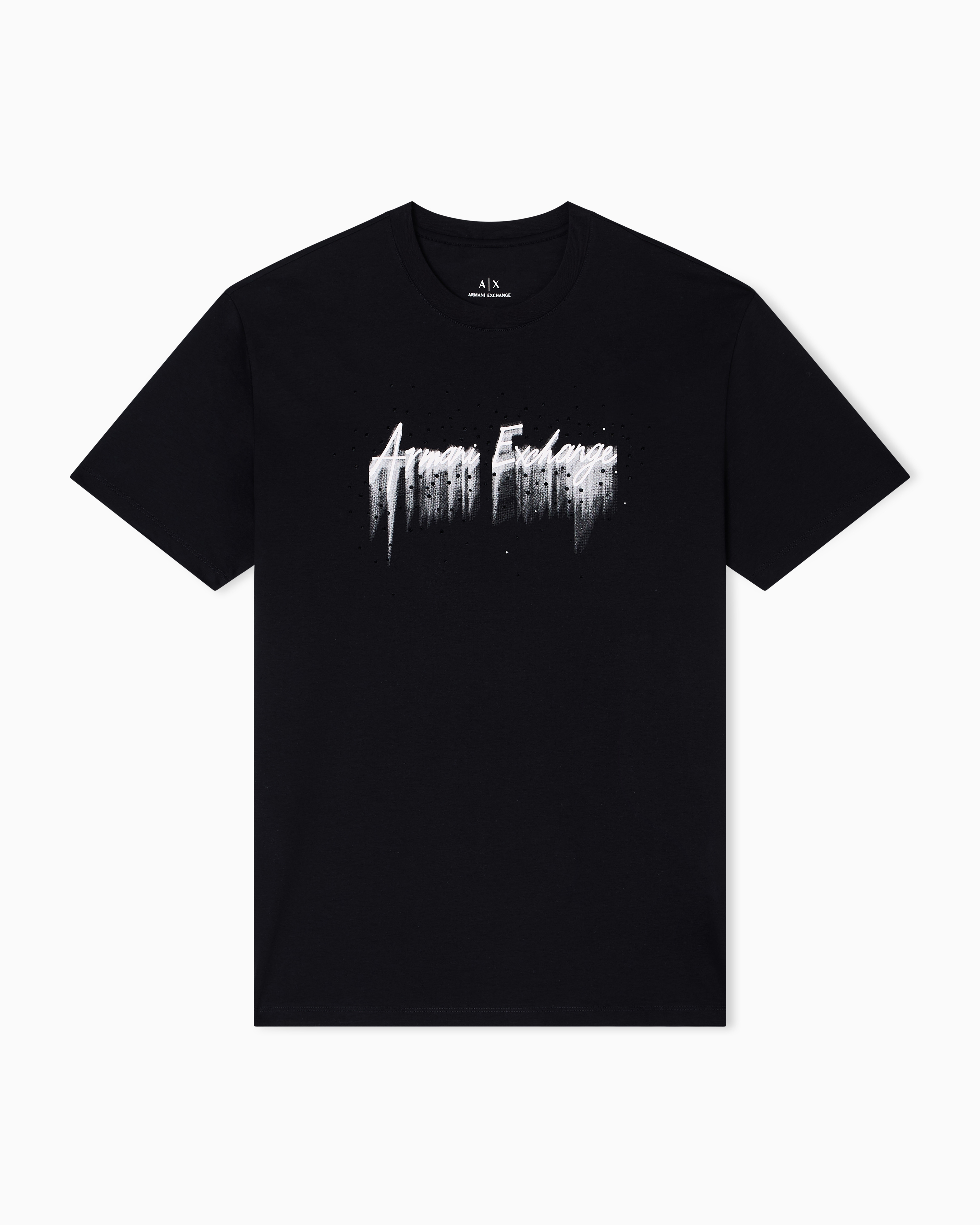 Armani Exchange - Regular Fit T-Shirts, Man, Black, Size:
