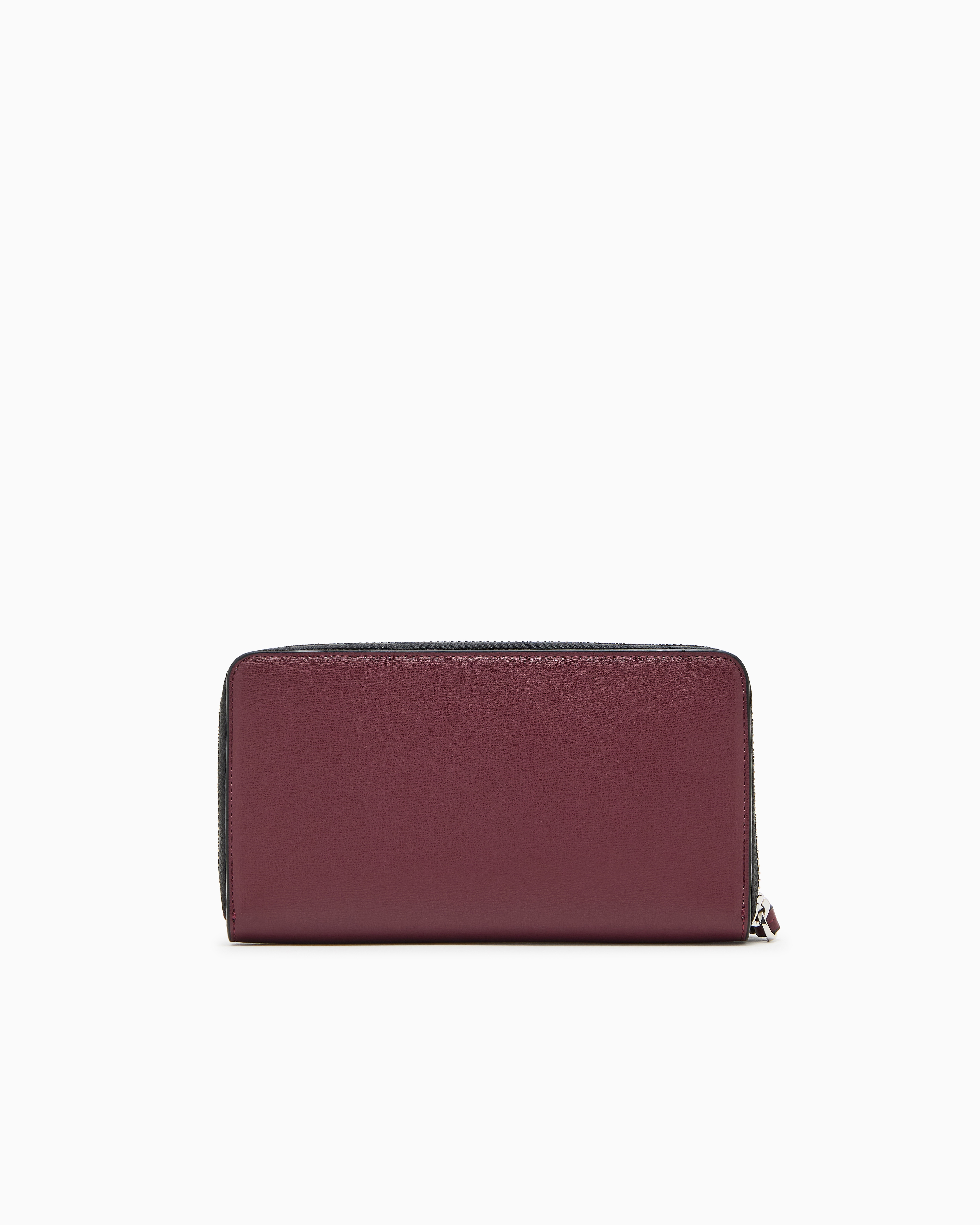 Armani Exchange -  Horizontal wallet with logo, Woman, Burgundy, Size: TU