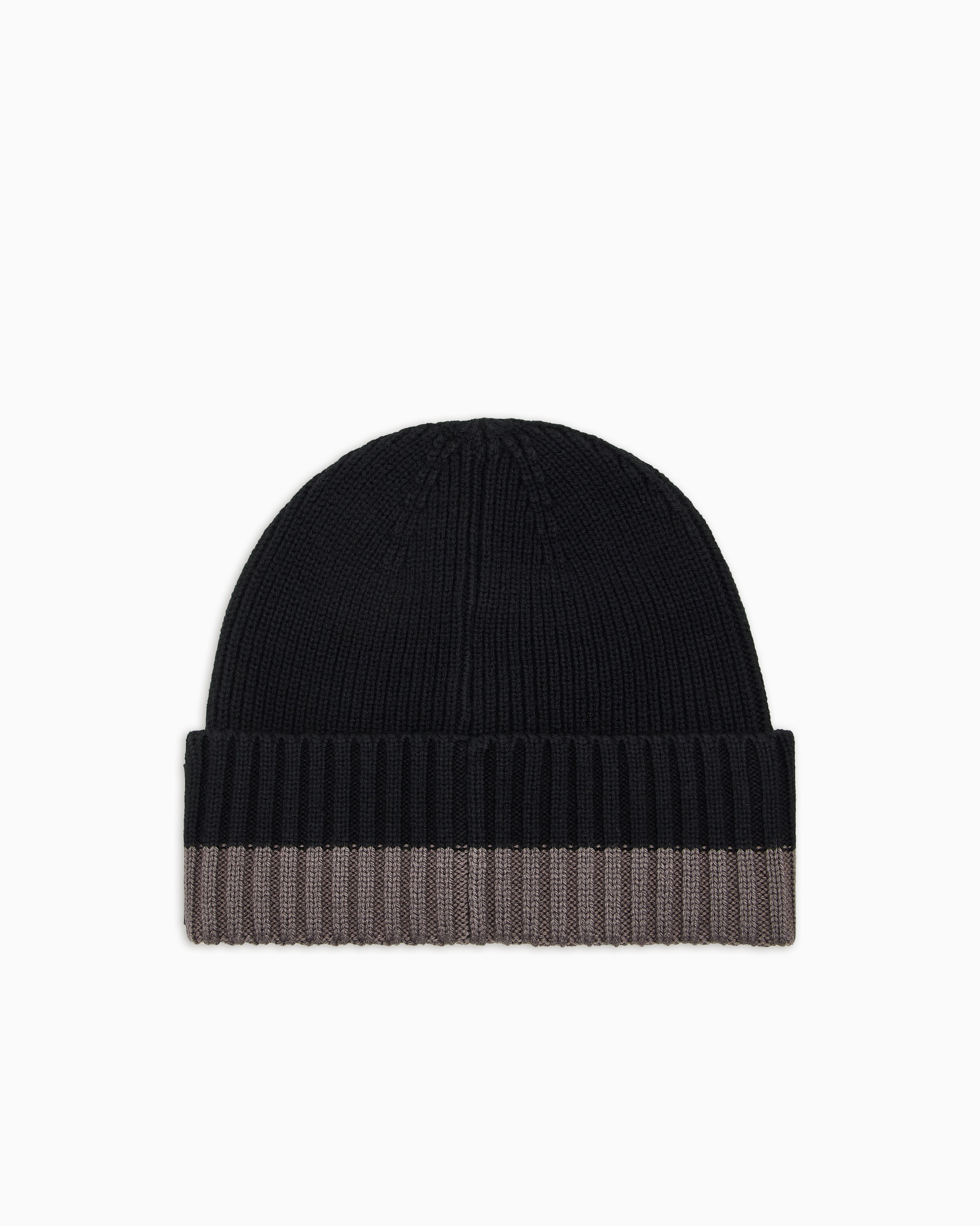 Armani Exchange - Cap with ribbed profile, Man, Black, Size: TU