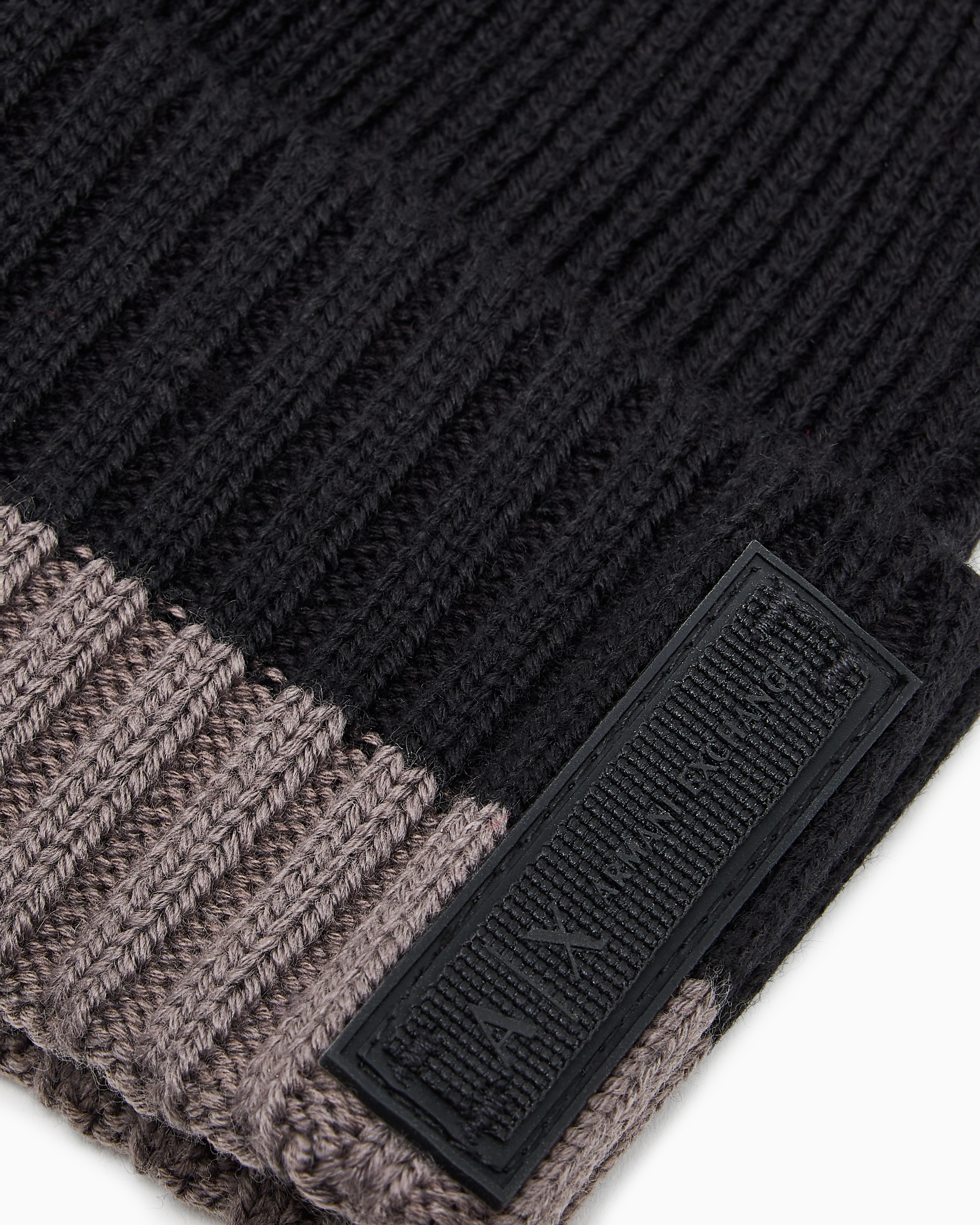 Armani Exchange - Cap with ribbed profile, Man, Black, Size: TU