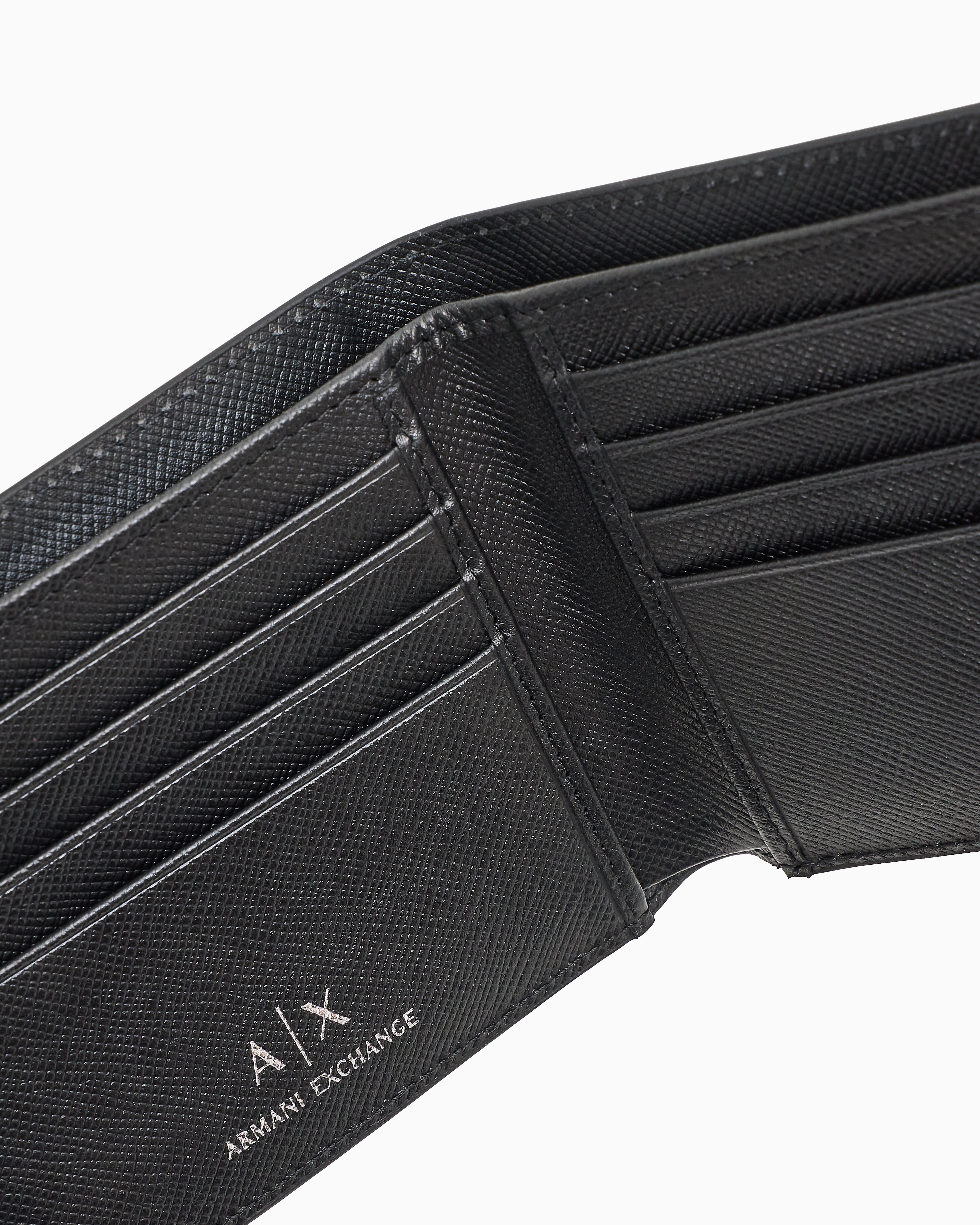 Armani Exchange - Wallet made of resistant material, Man, Black, Size: TU