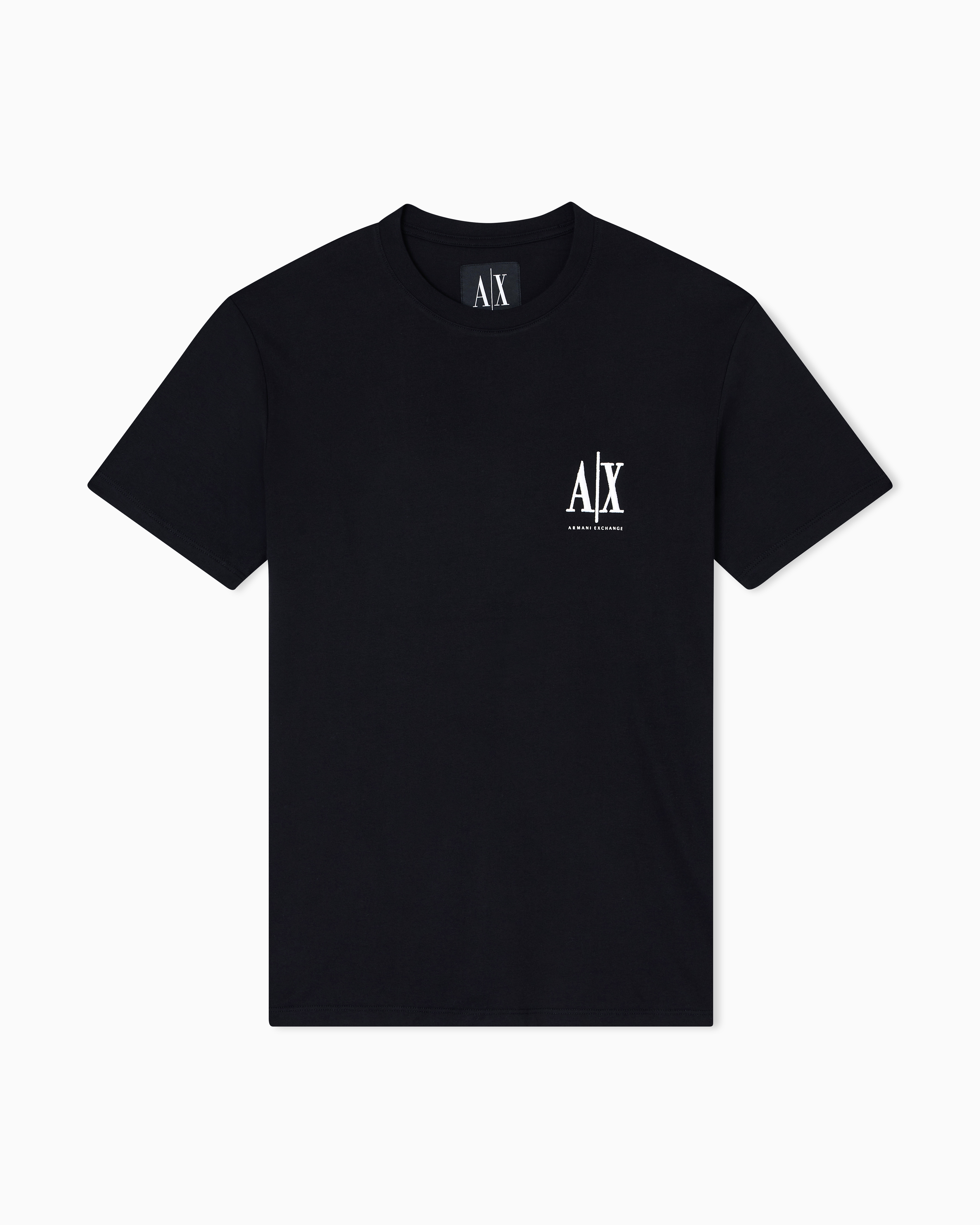 Armani Exchange - Regular fit Icon T-shirt, Man, Black, Size:
