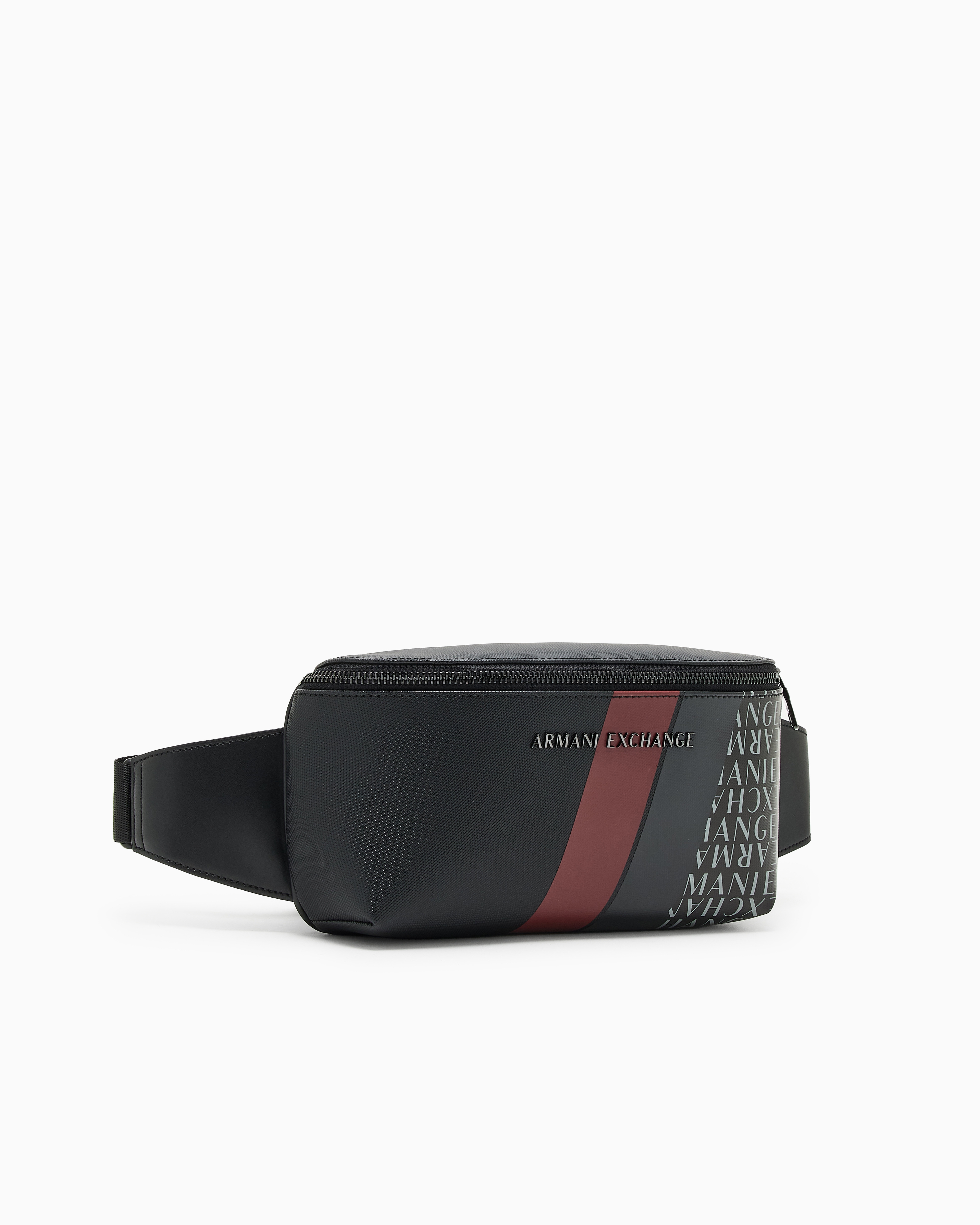 Monogram and Stripes Bum Bag | Armani Exchange