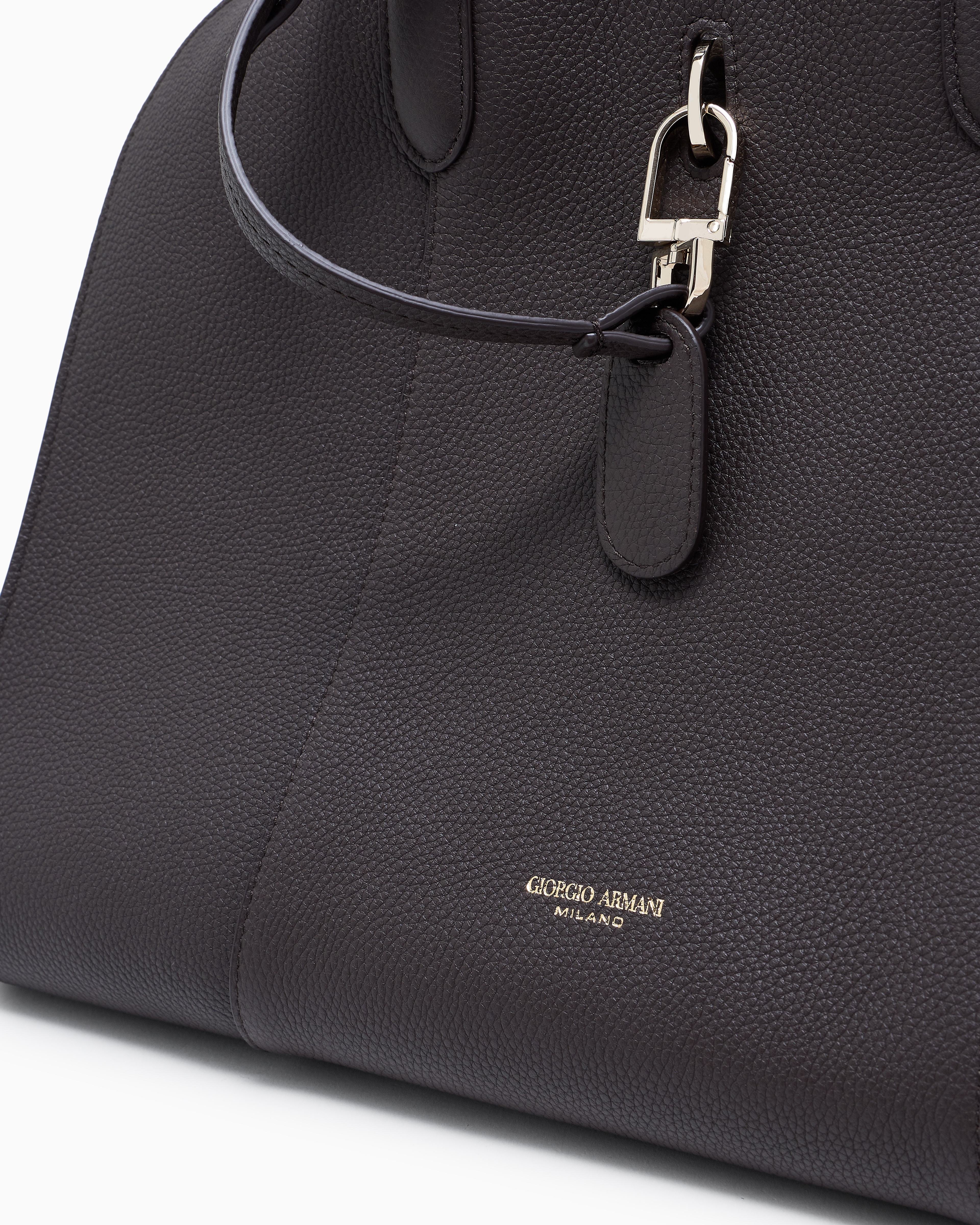 トートバッグ ペブルドレザー ラージ | Giorgio Armani