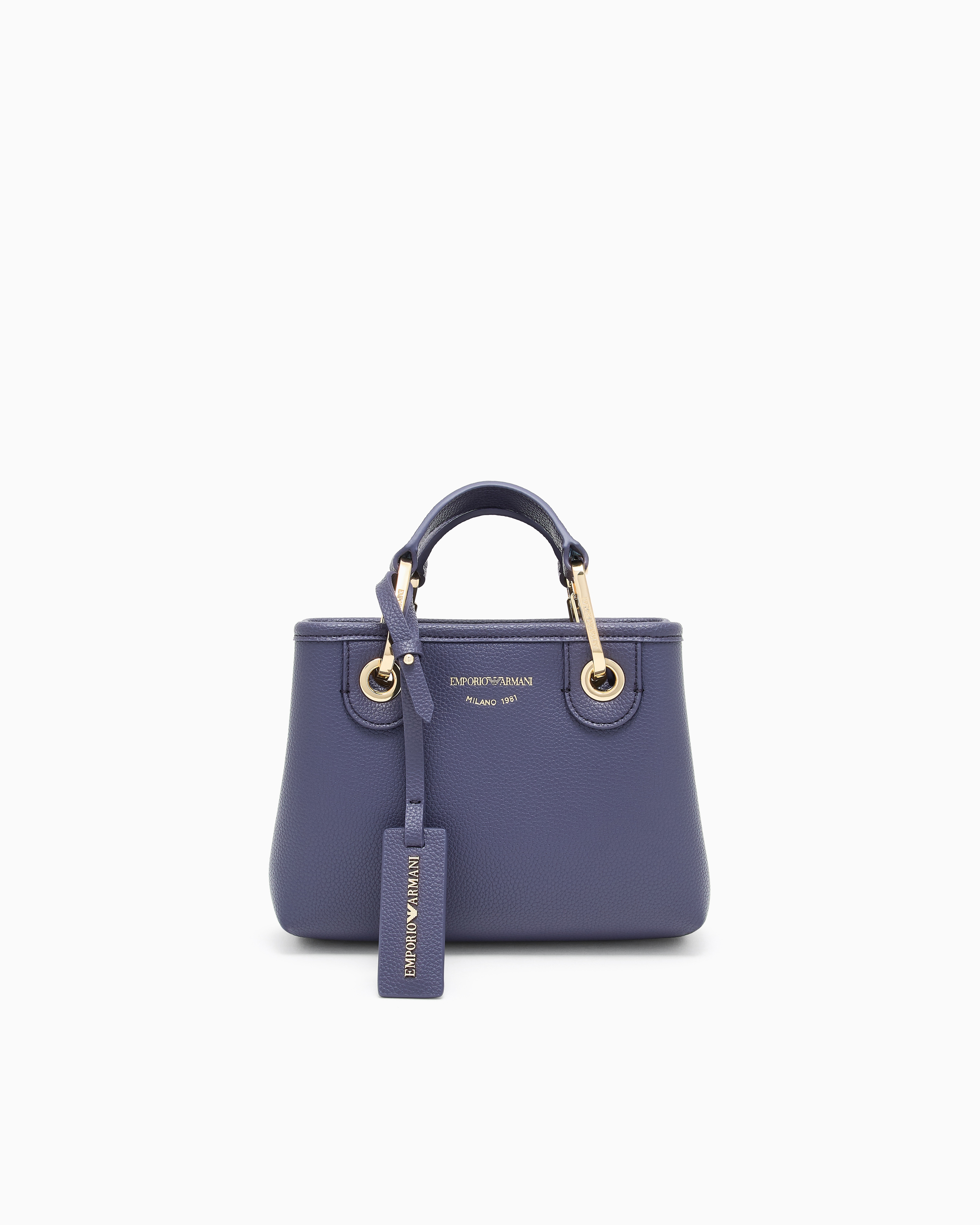 Emporio Armani Women's Blue Deer-Print Myea Mini Bag