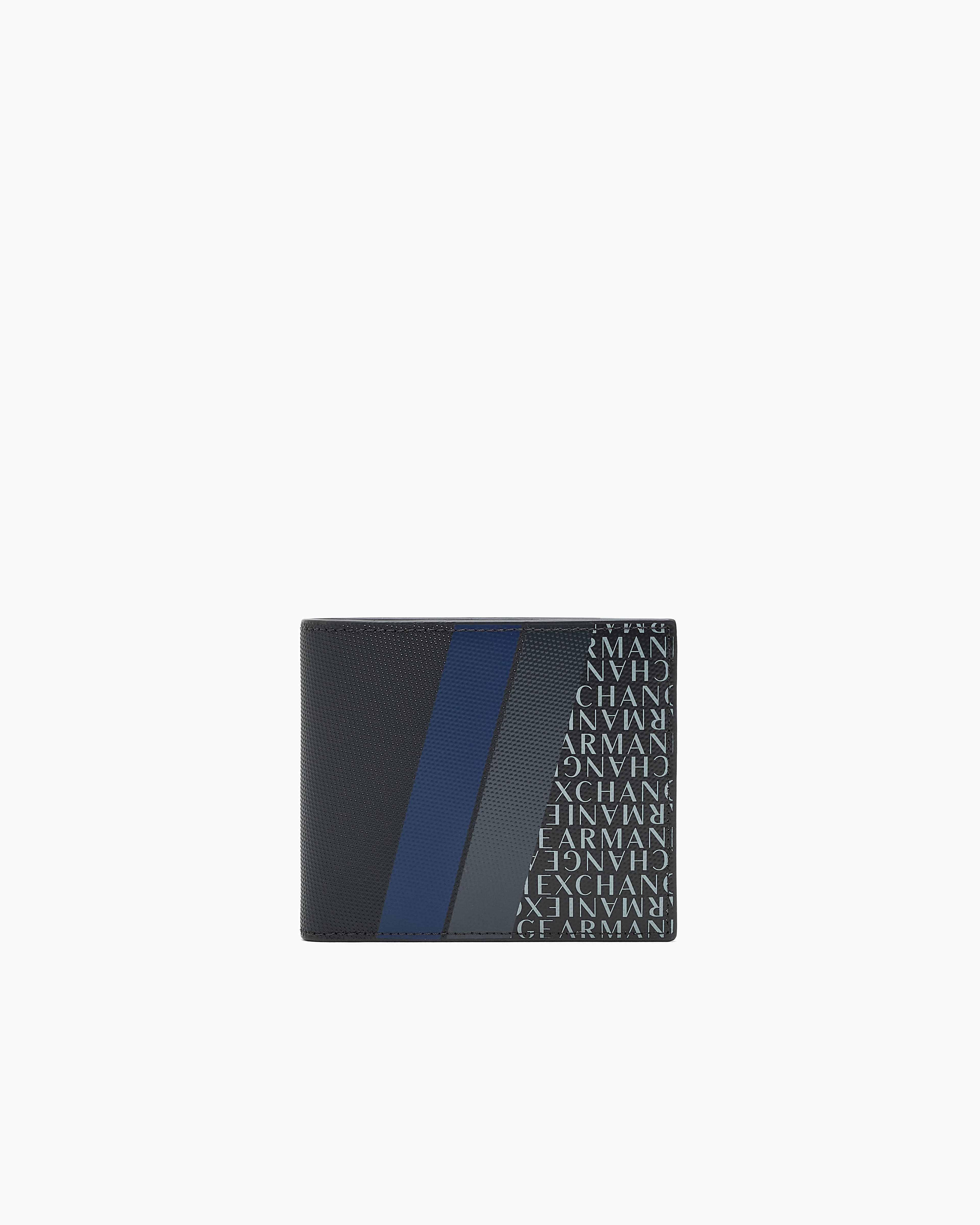 Armani Exchange - Bifold card holder, Man, Blue, Size: TU