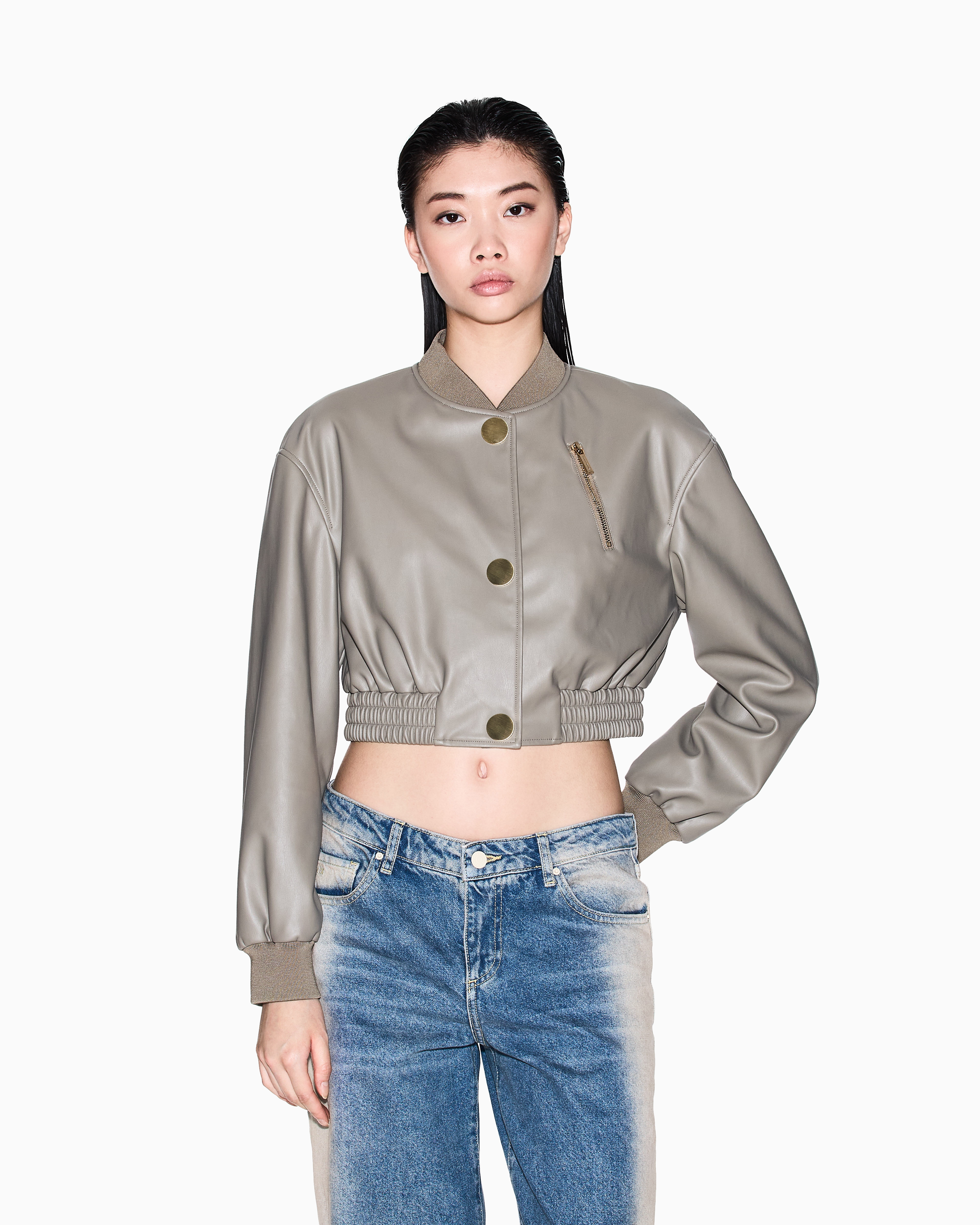 韓国製　ARMANI 豚革ジャケット　短丈 XW000679_AF16106_U6242_E_FW202