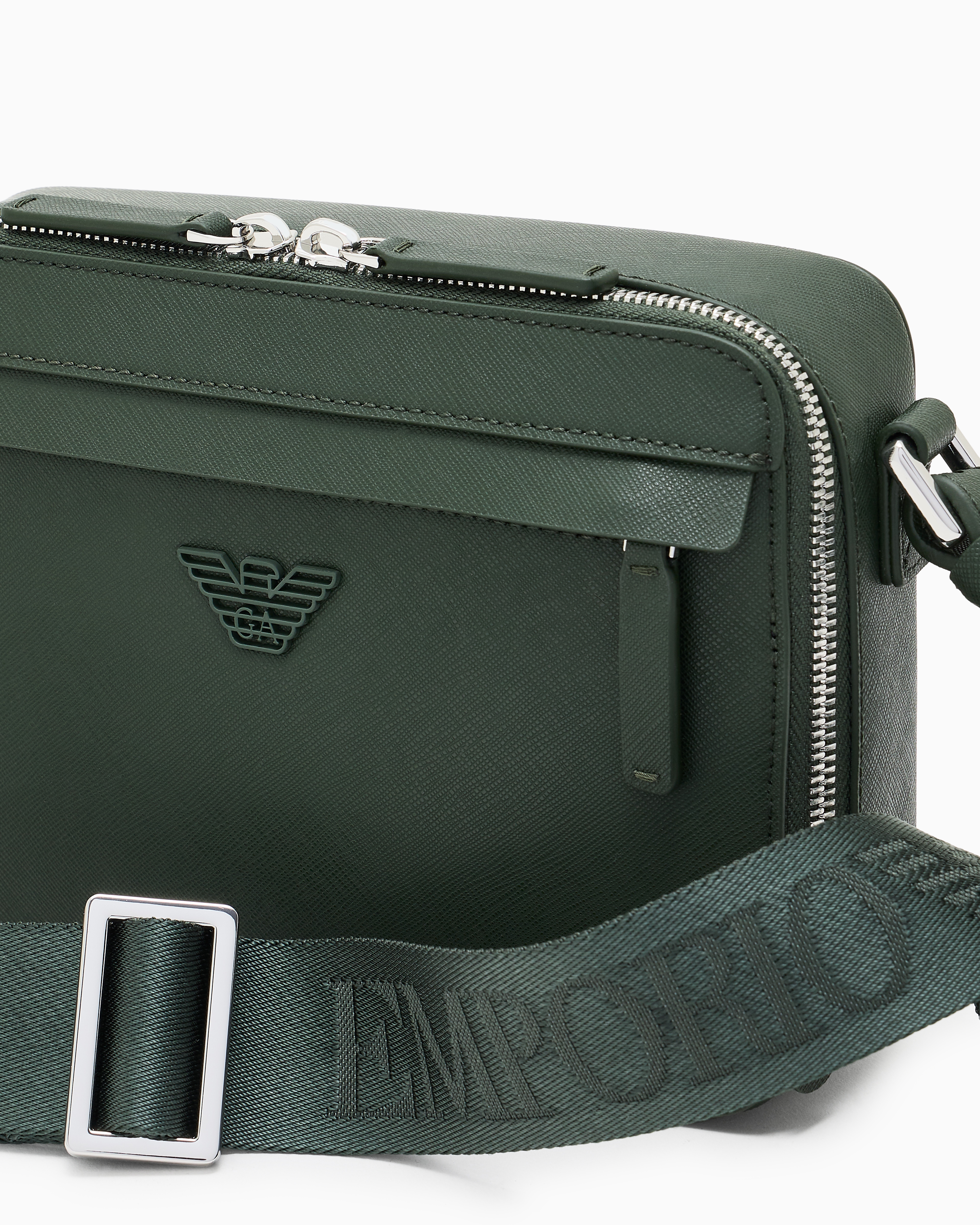 K☆】EMPORIO ARMANI カメラバッグ グレー EMPORIO ARMANI ショルダー