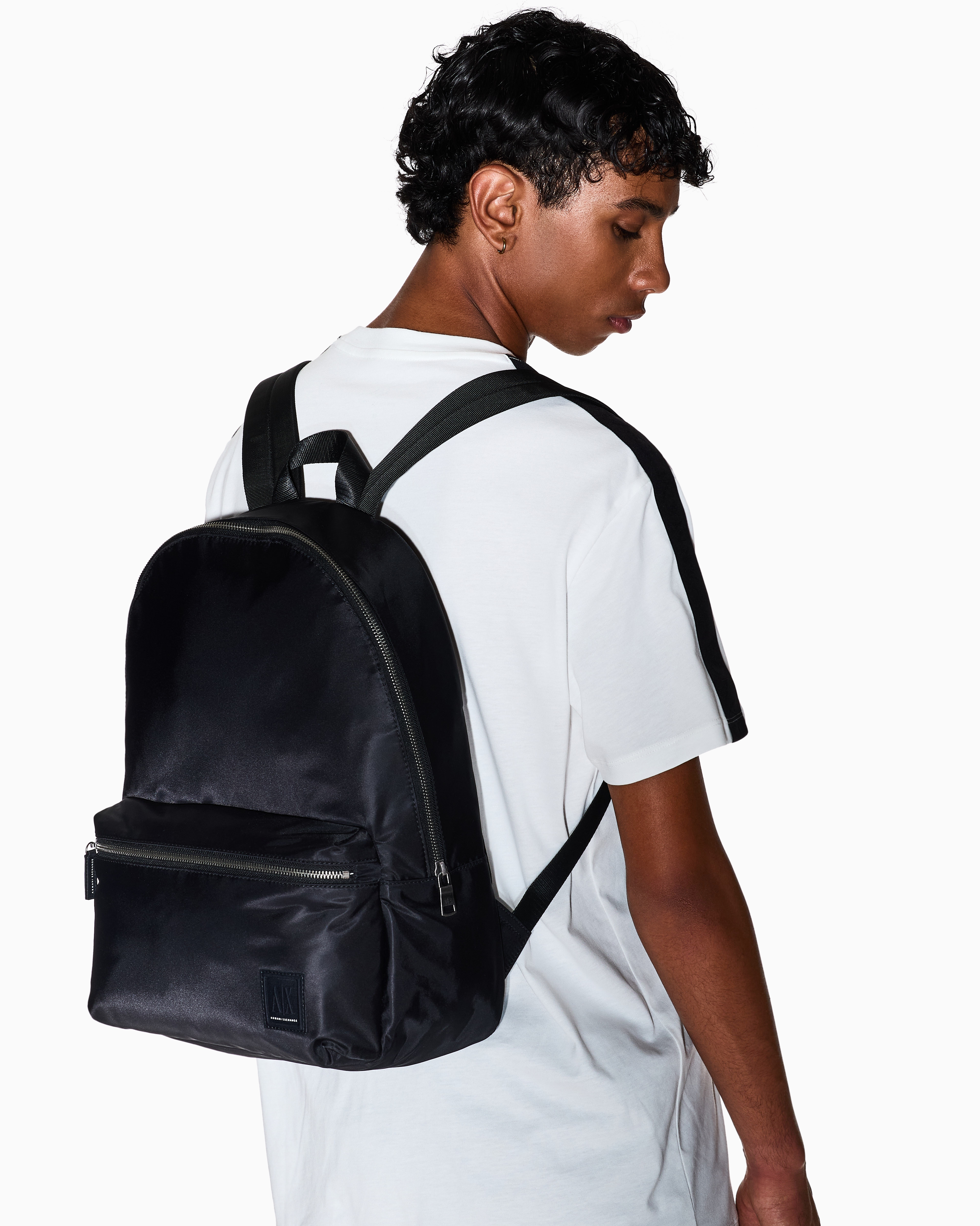 Armani Exchange - Backpacks, Man, Black, Size: TU