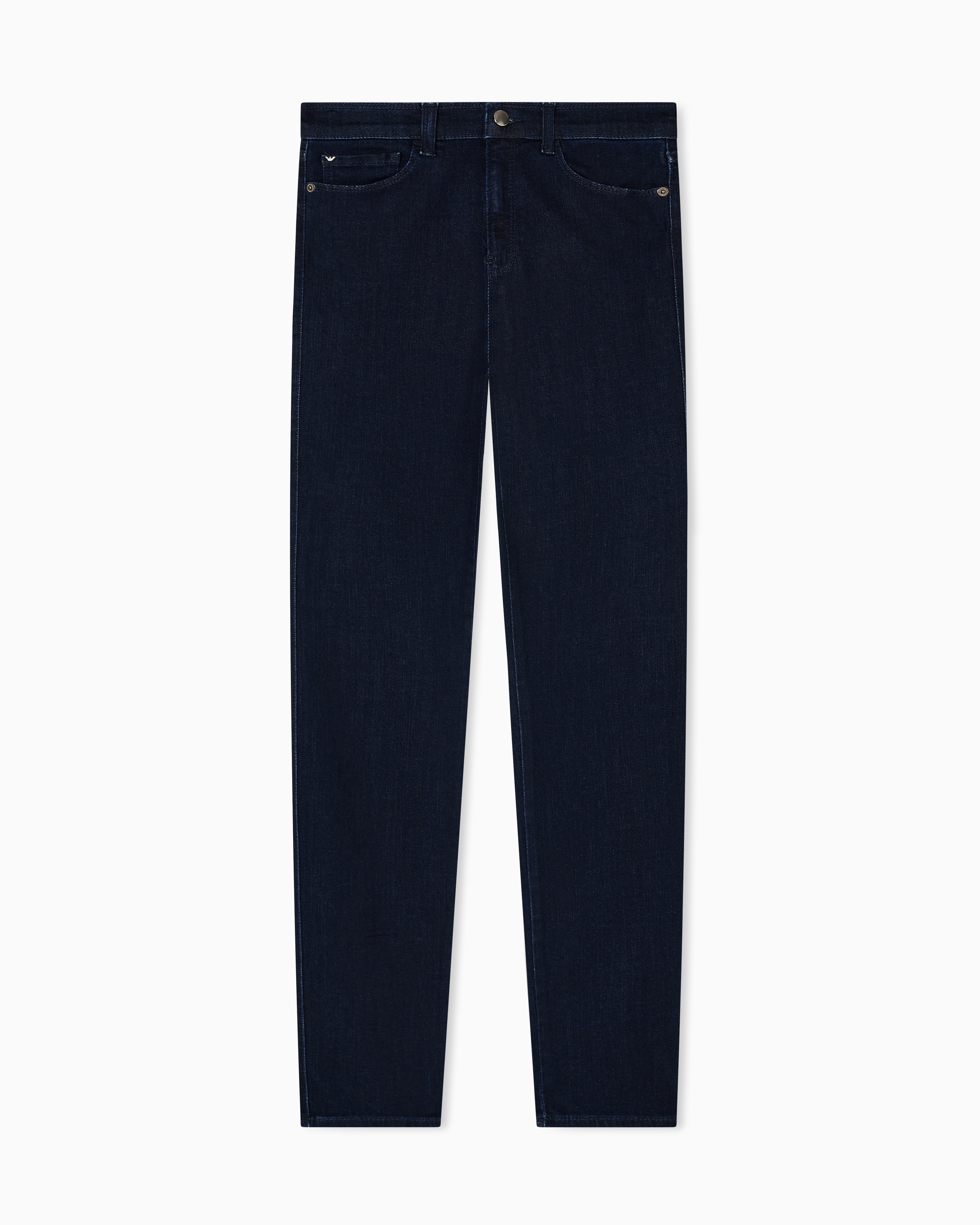 Emporio Armani - J20 high-waisted super skinny leg jeans Lyocell denim, Woman, Blue, Size: