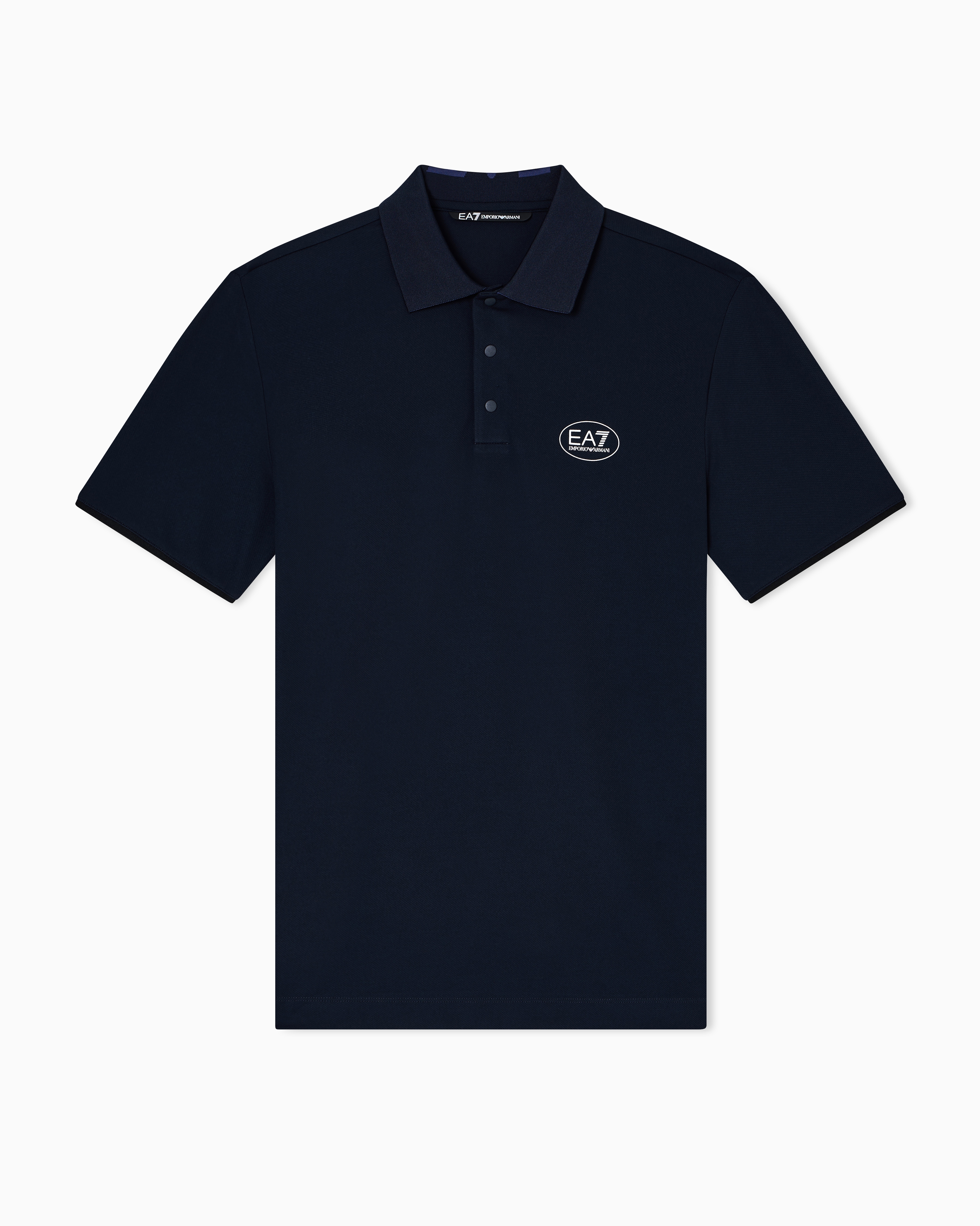 Ea7 Polo Golf Pro A Maniche Corte In Tessuto Tecnico Ventus7