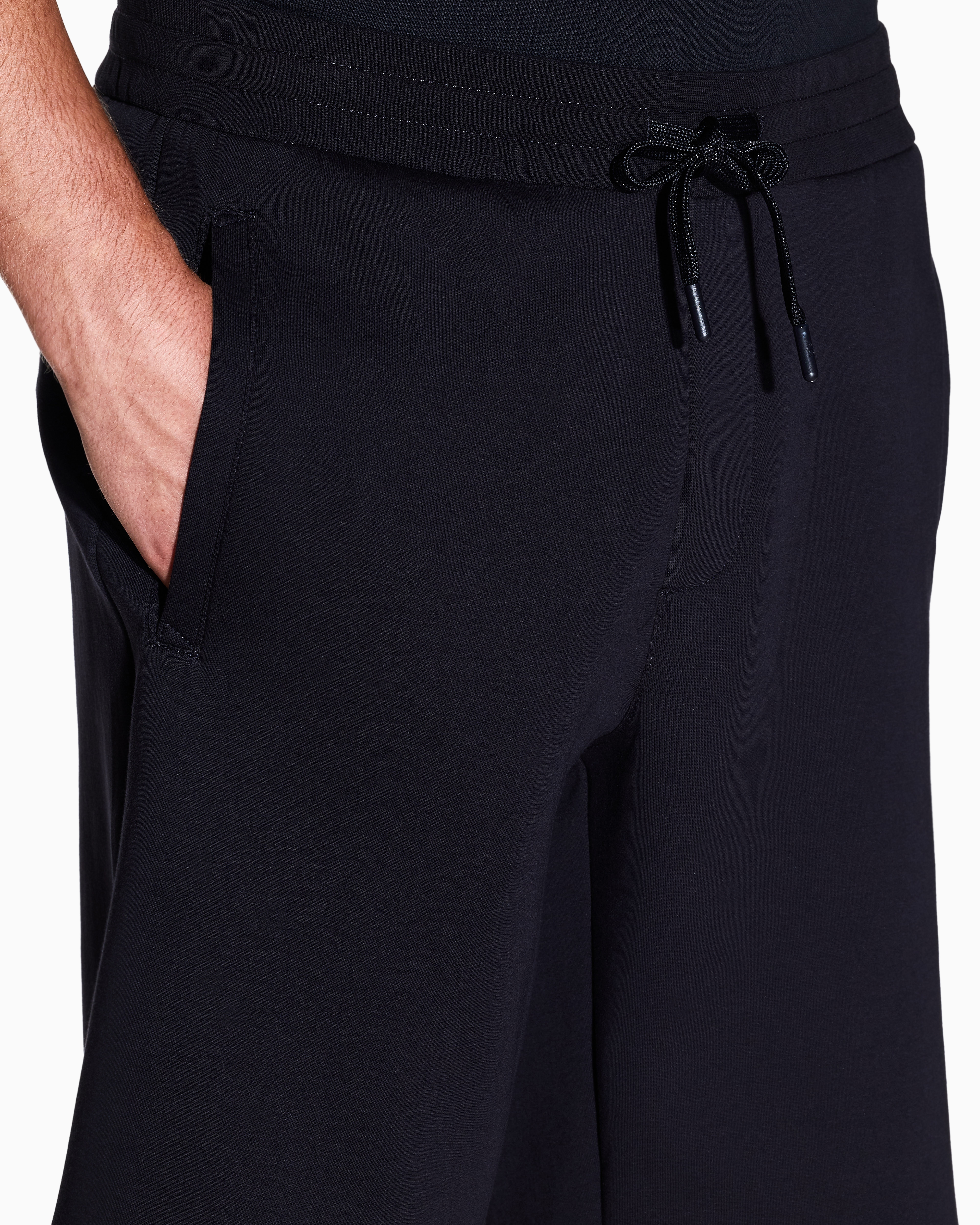 Armani Exchange - Bermuda Shorts, Man, Navy Blue, Size: