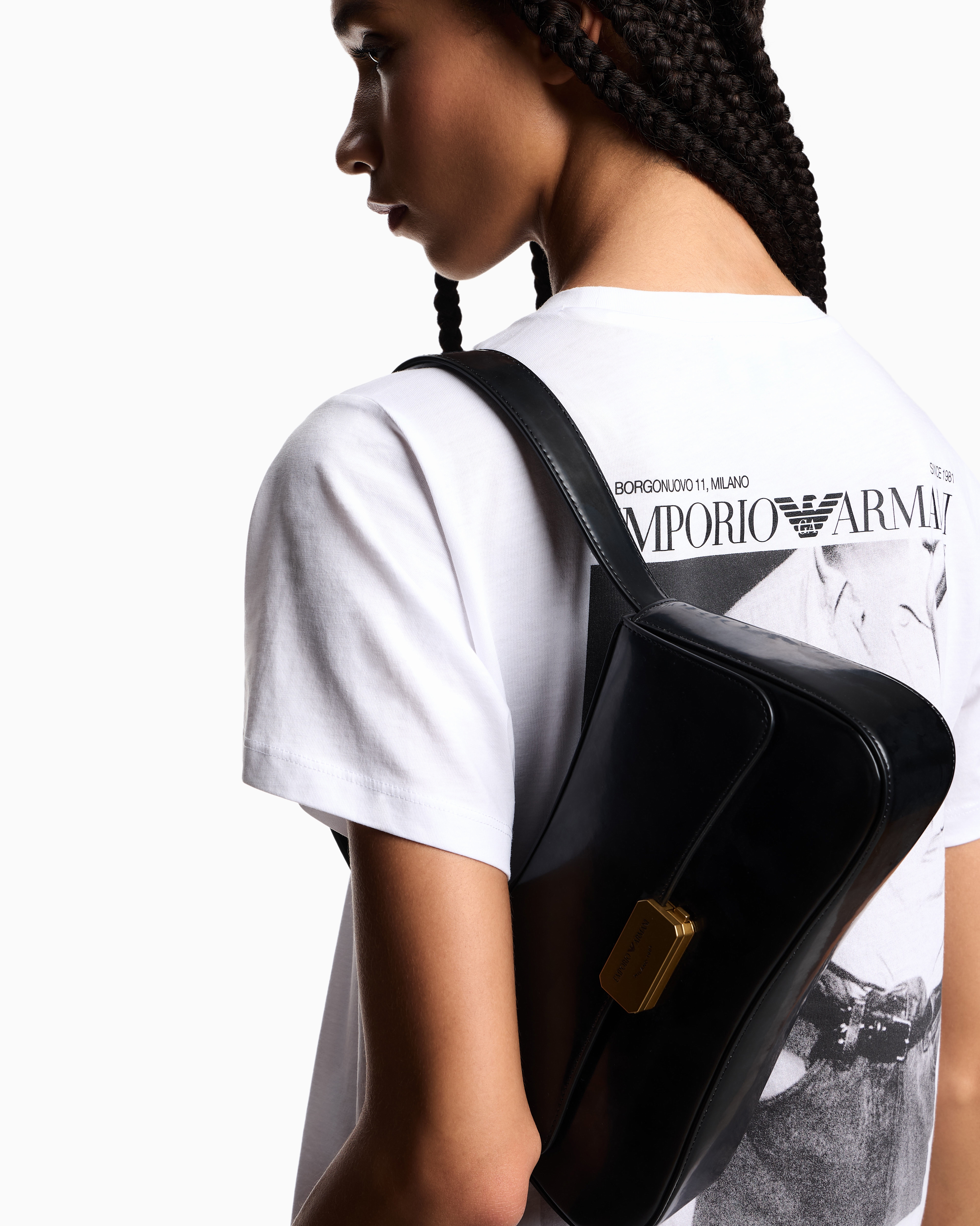 ショルダーバッグ 起毛仕上げ | Emporio Armani