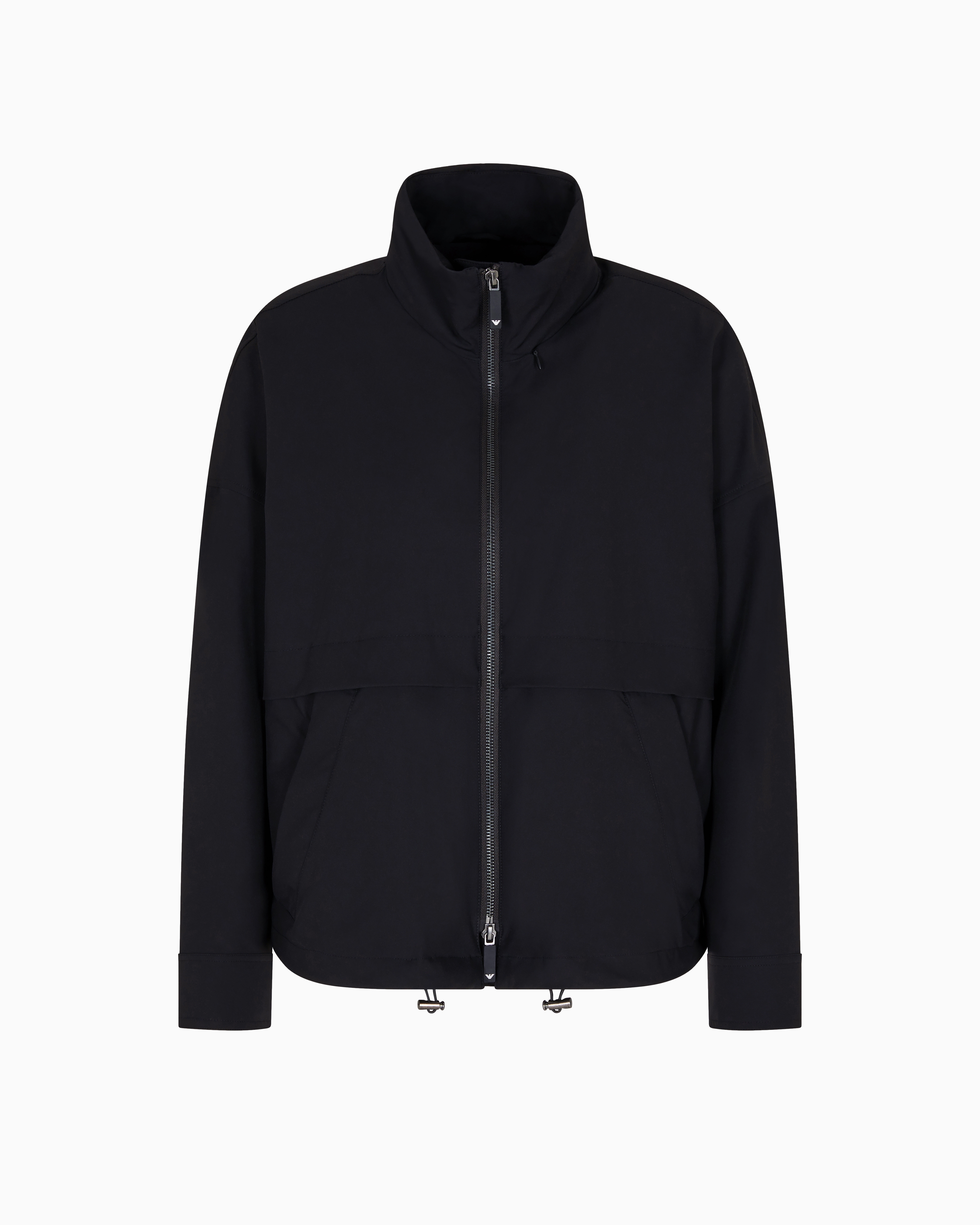 Emporio Armani - Travel Essentials capsule collection water-repellent bi-stretch nylon blouson, Woman, Black, Size: