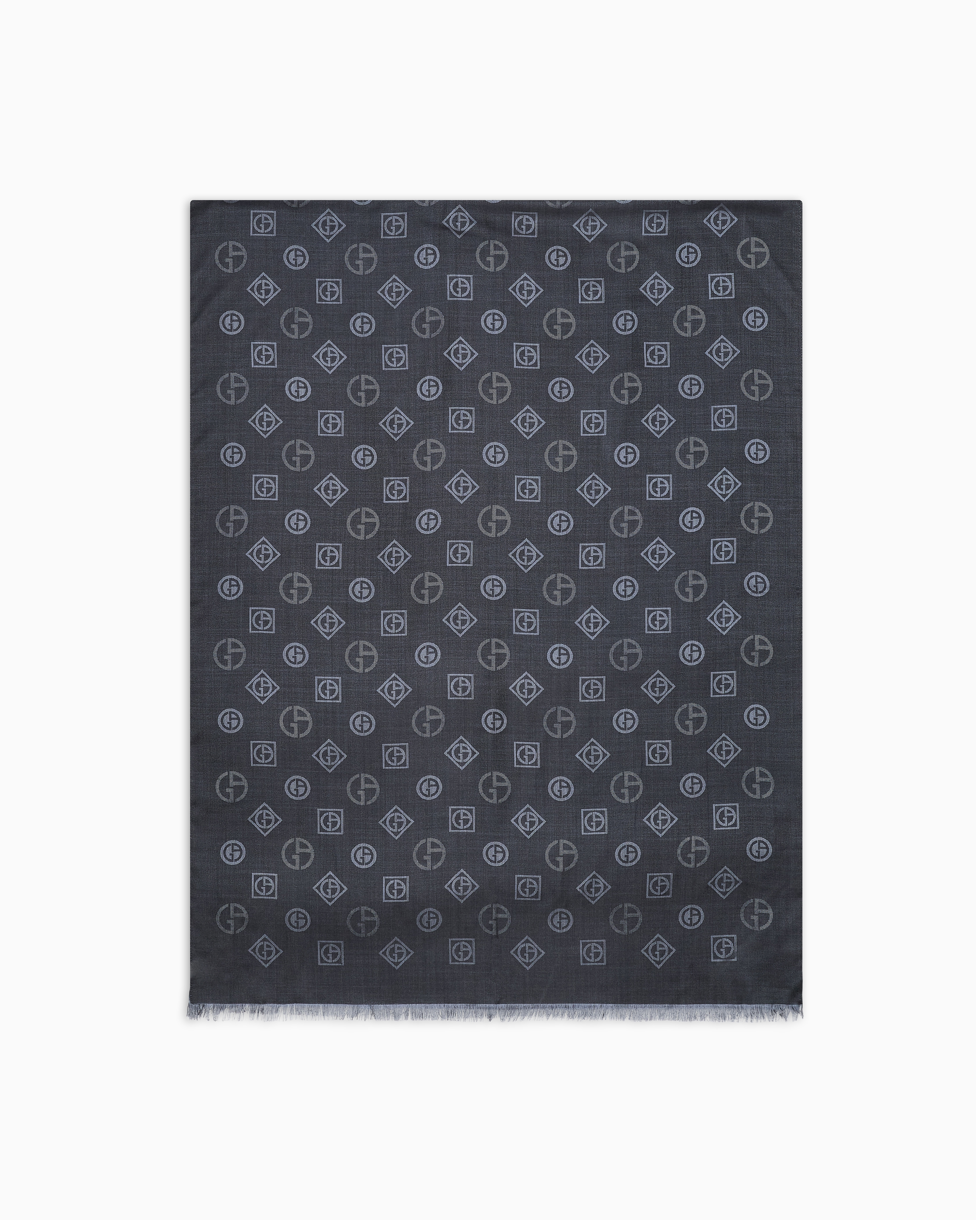 ストール シルク ジャカードモノグラム | Giorgio Armani