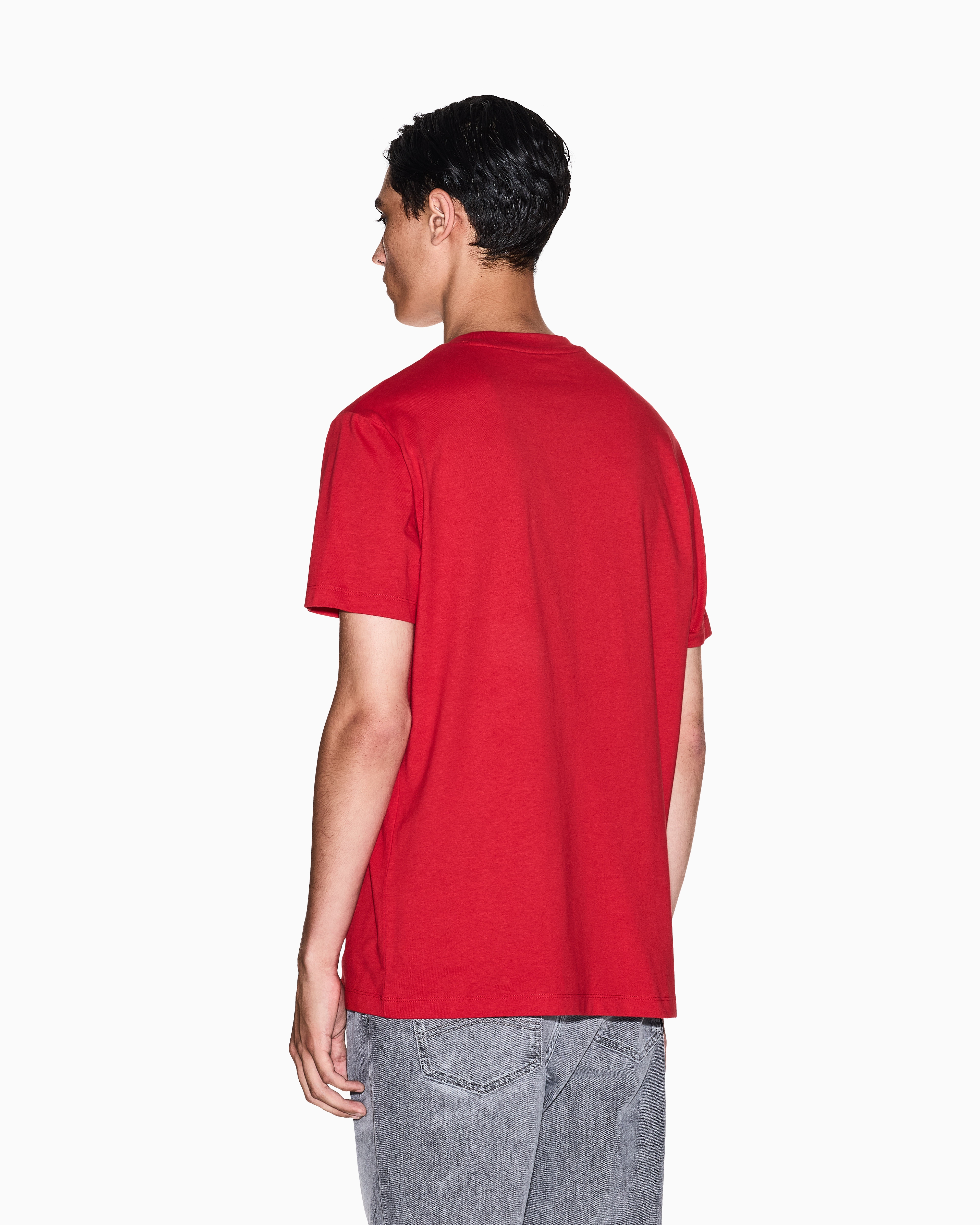 Armani Exchange - Regular fit T-shirt 1991, Man, Red, Size: