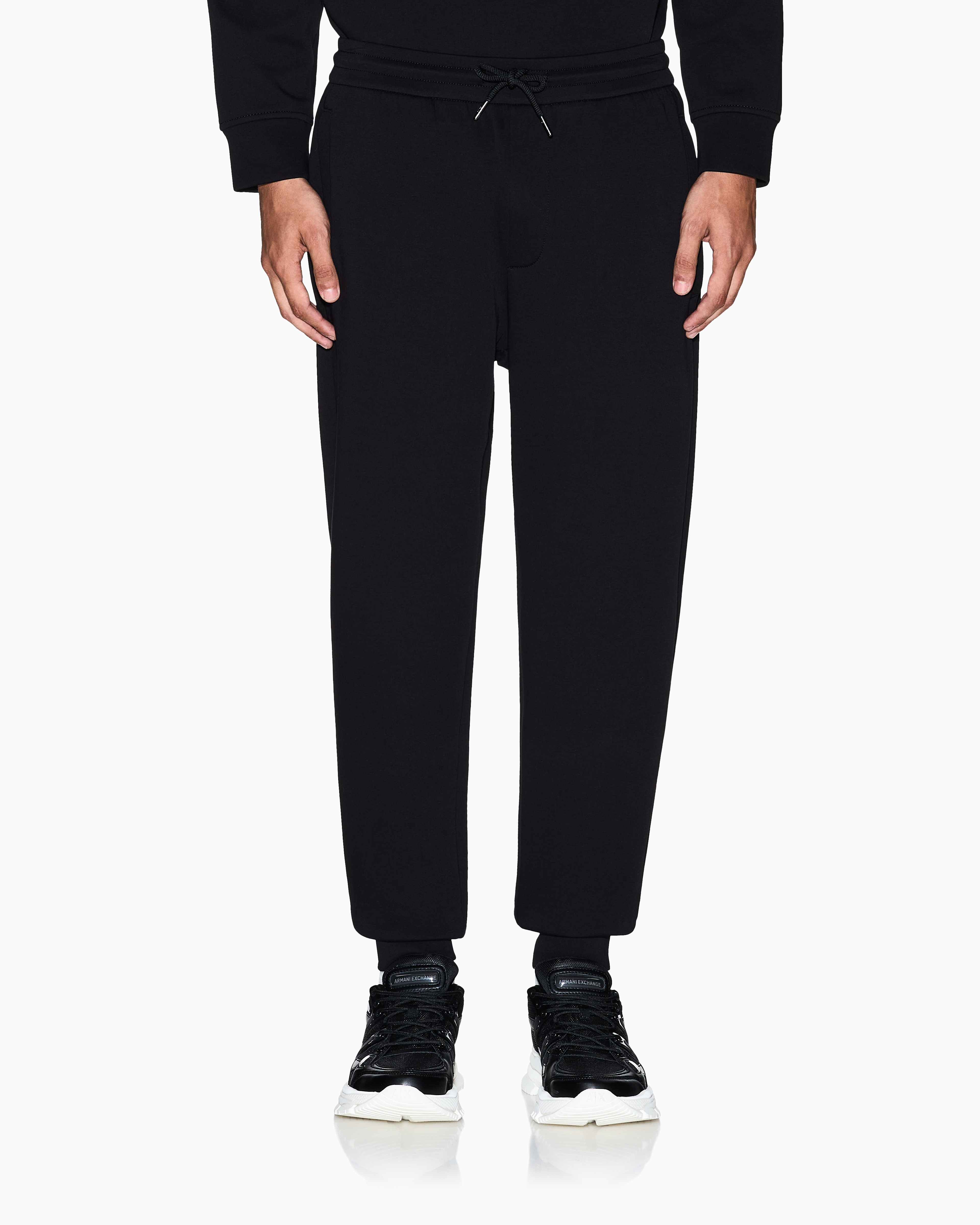 ゴールドロゴ スウェットジョガーパンツ | Armani Exchange