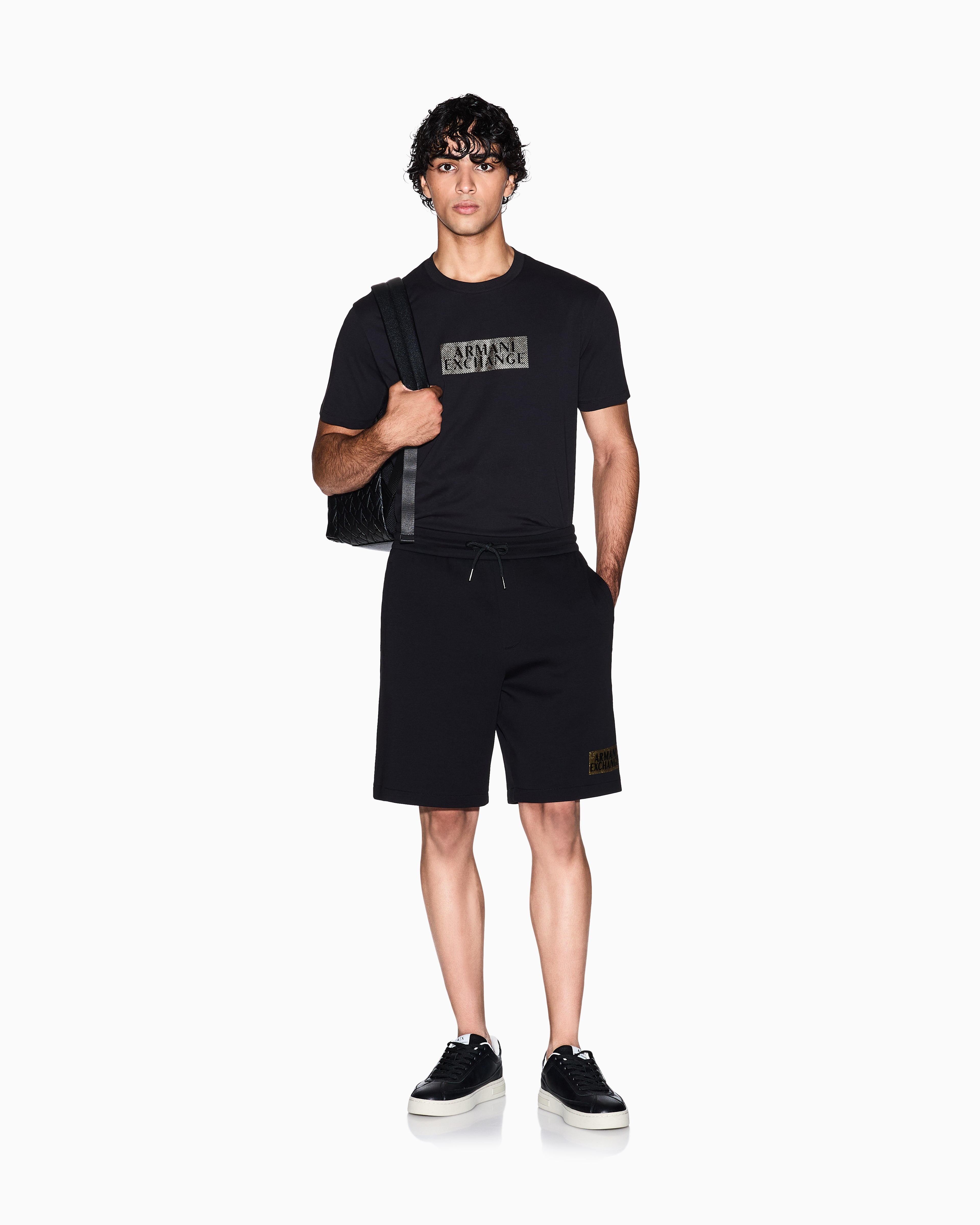 Jersey T-shirt with logo