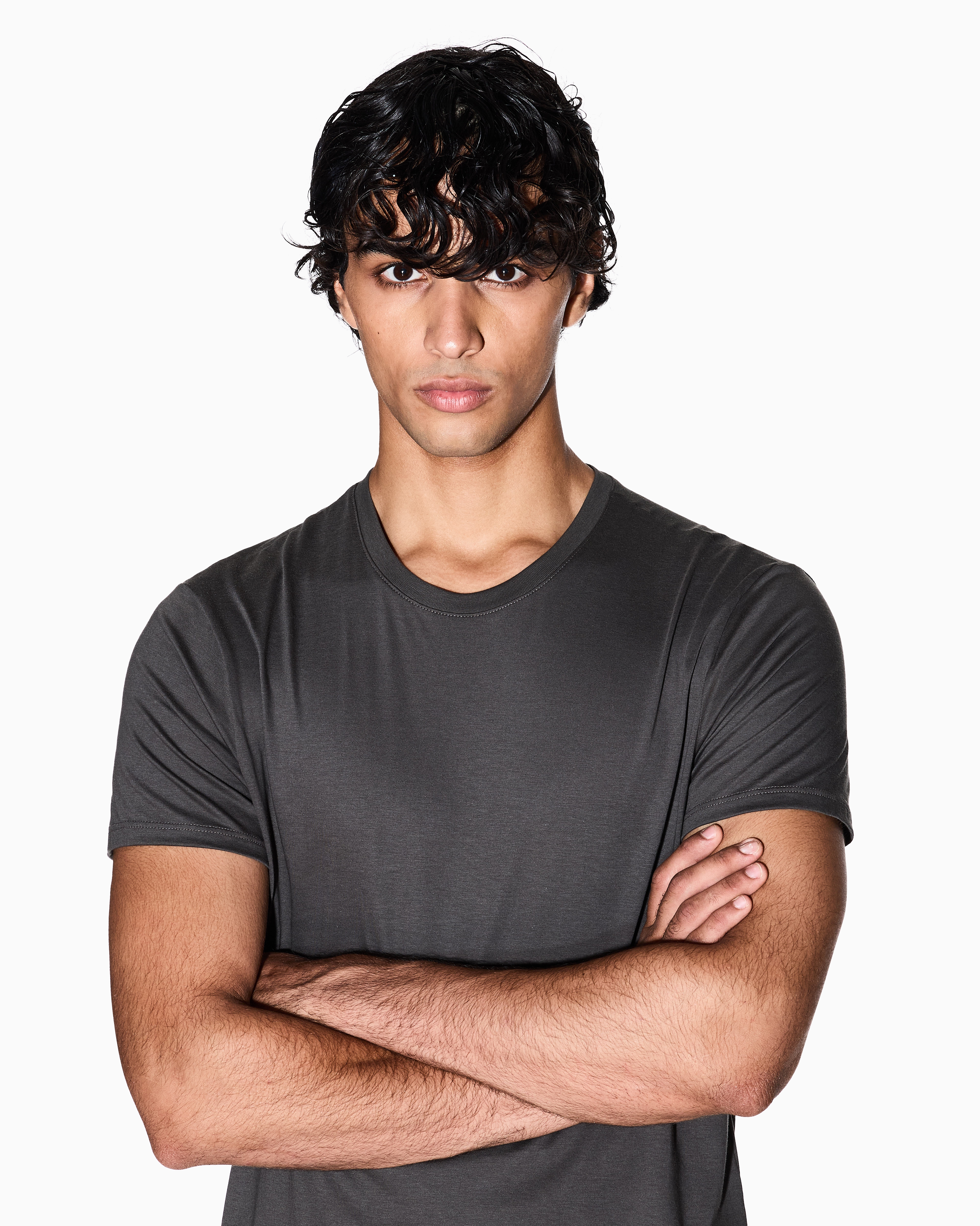Armani Exchange - Slim fit Pima cotton T-shirt, Man, Green, Size: