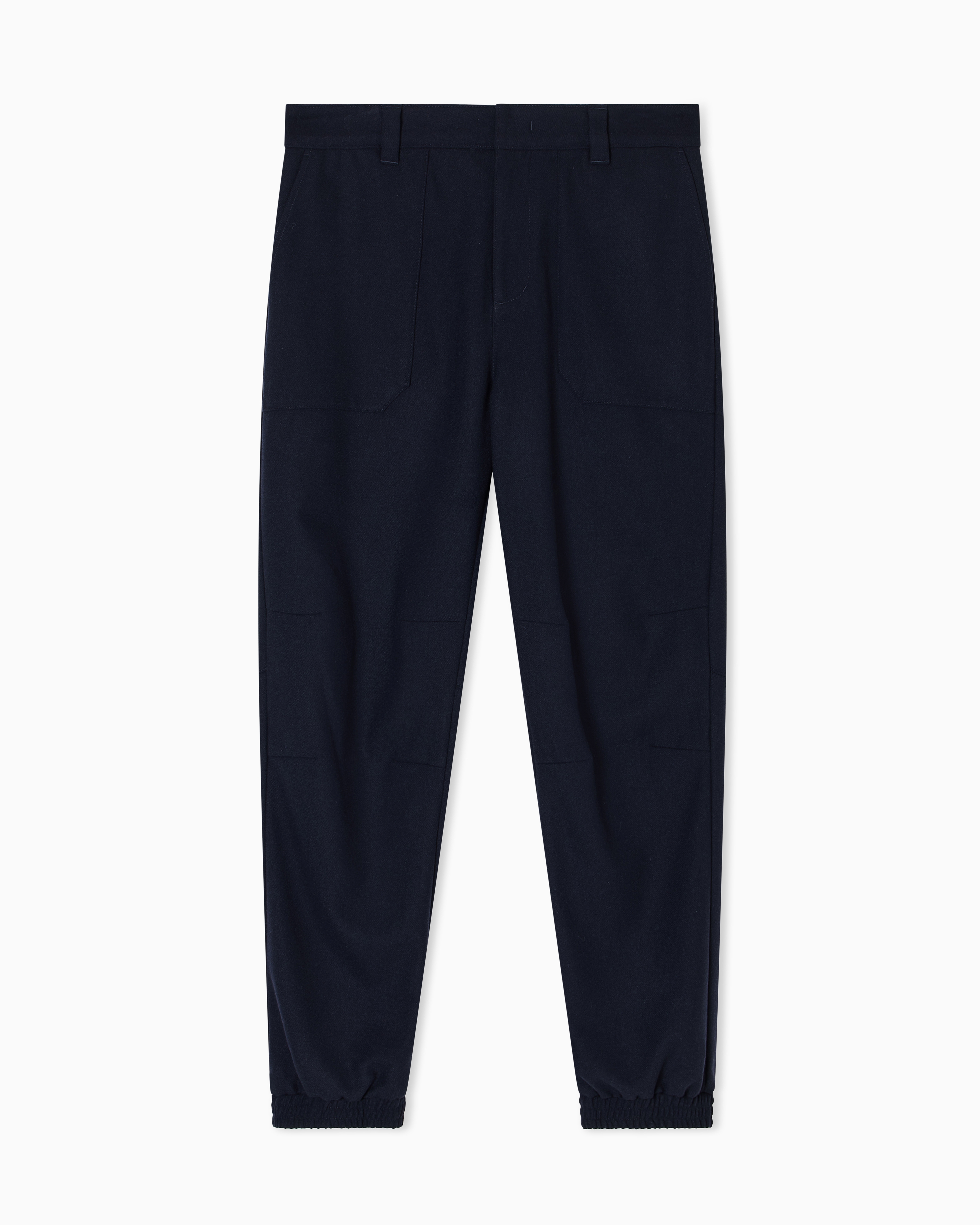 Armani Exchange - Casual Trousers, Man, Navy Blue, Size: