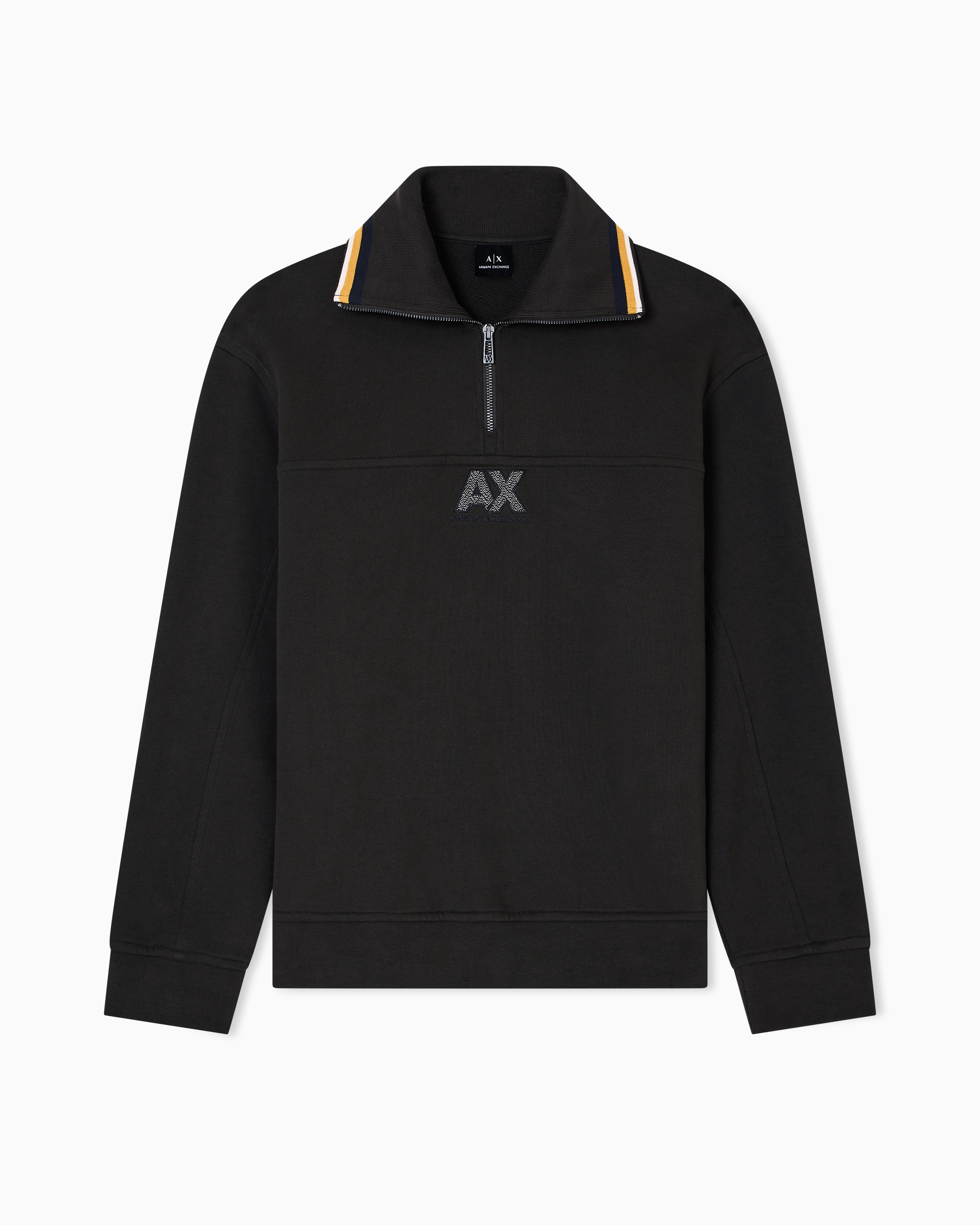 Half-zip sweatshirt with logo | Armani Exchange