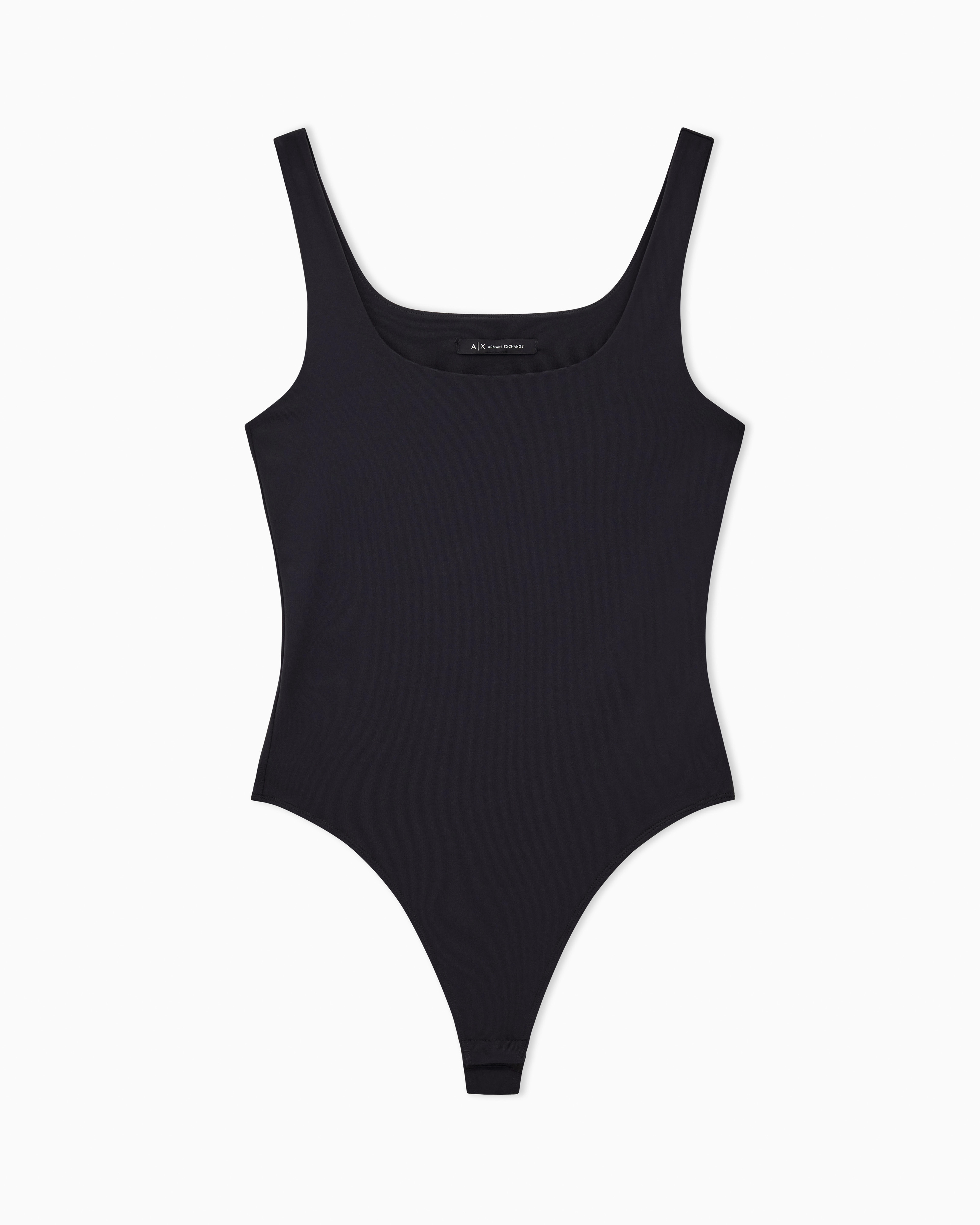Armani Exchange - BLACK BODYSUIT , Woman, Black, Size: