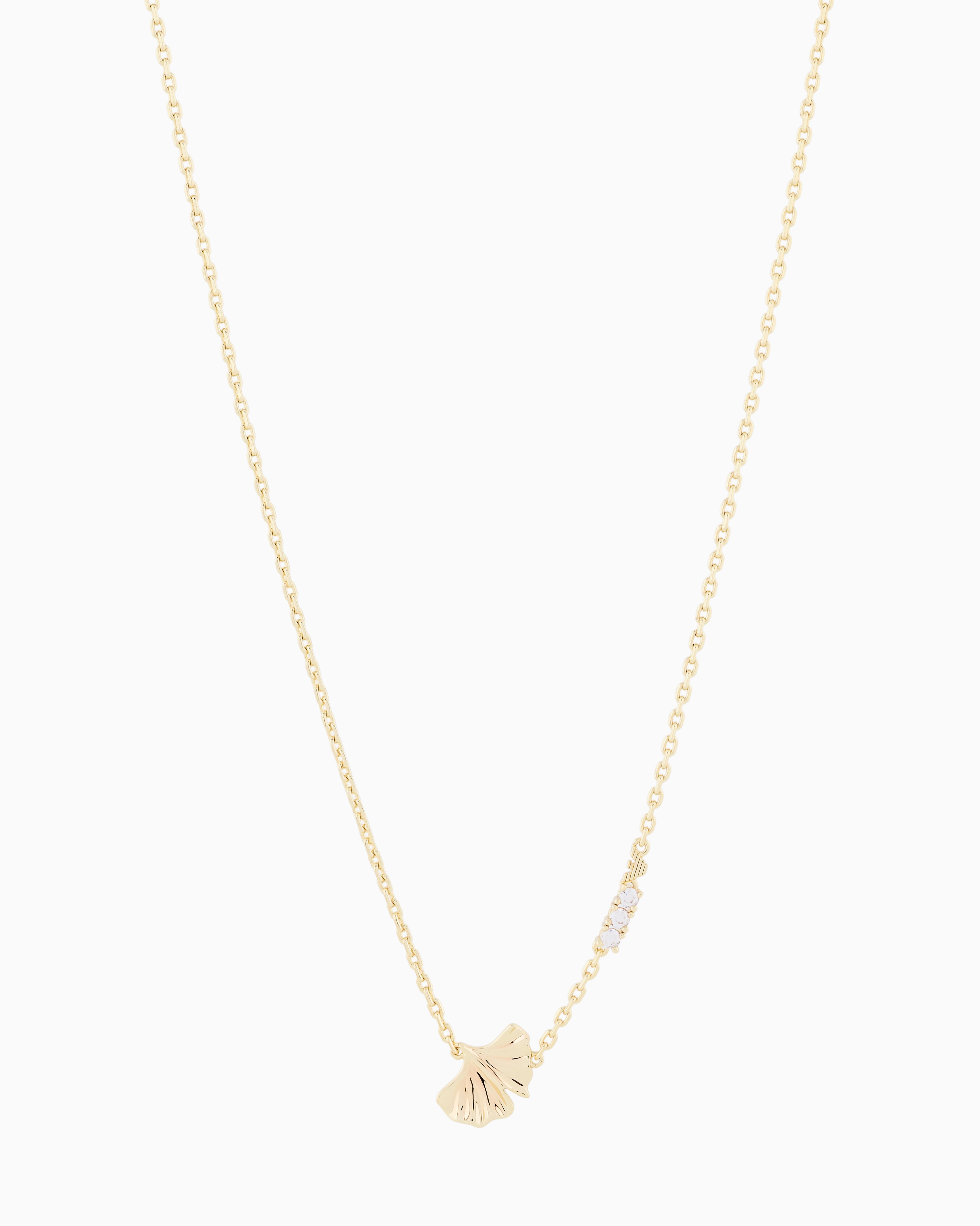 Emporio Armani -  Gold-Tone Brass ID Necklace, Woman, Multicoloured, Size: TU
