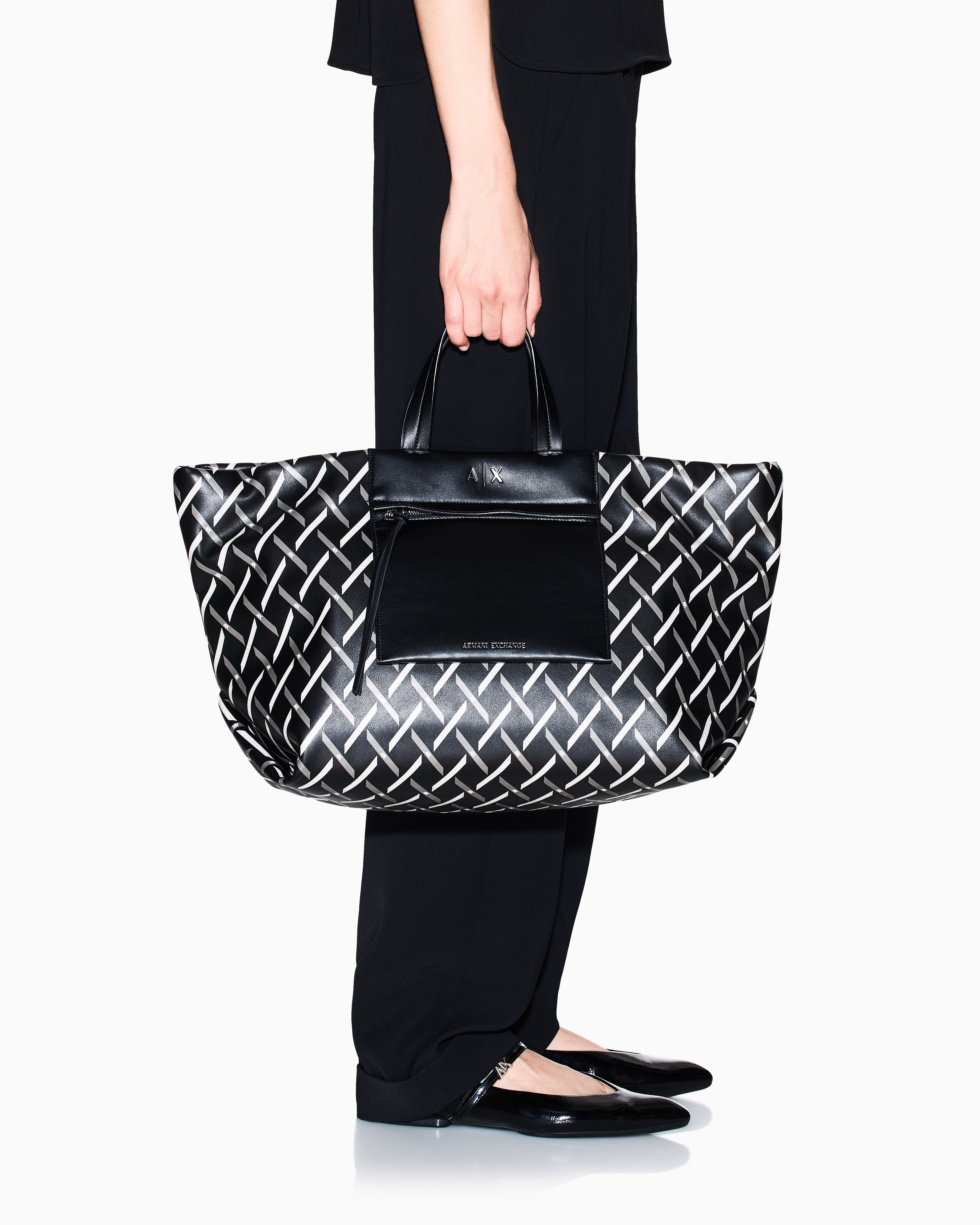 Large shopper bag with two handles