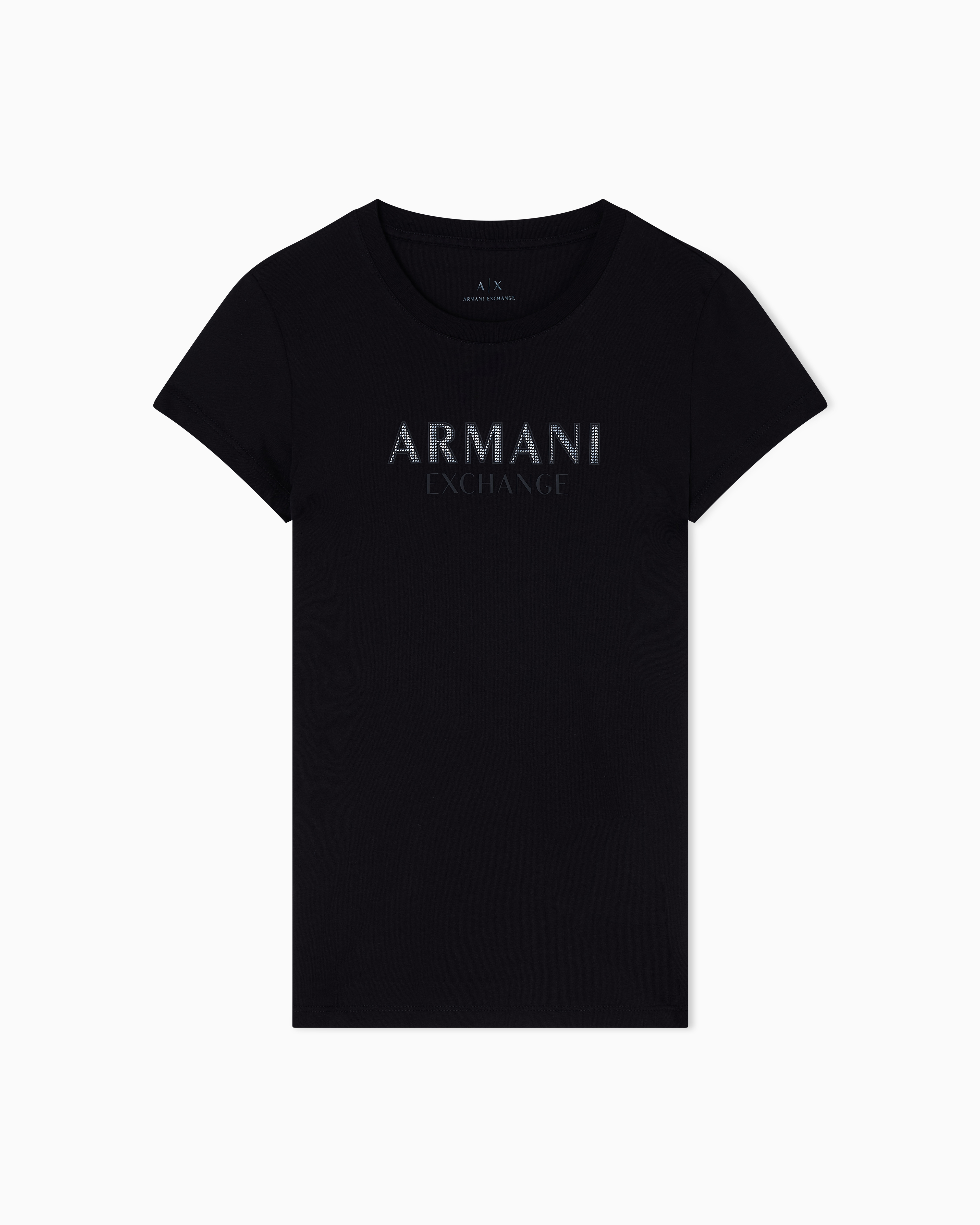 Slim fit T-shirt with logo lettering