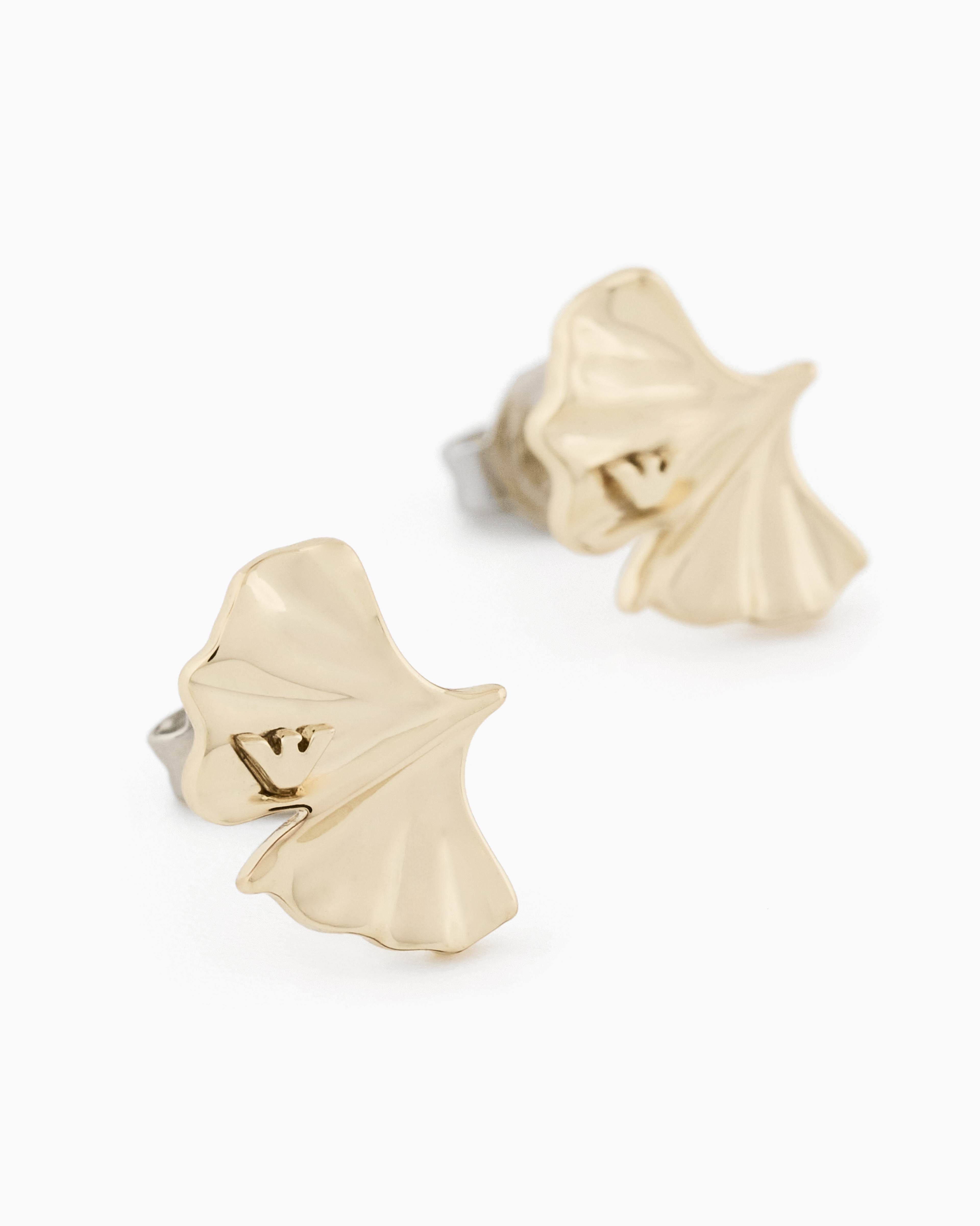 Emporio Armani -  Gold-Tone Brass Stud Earrings, Woman, Multicoloured, Size: TU