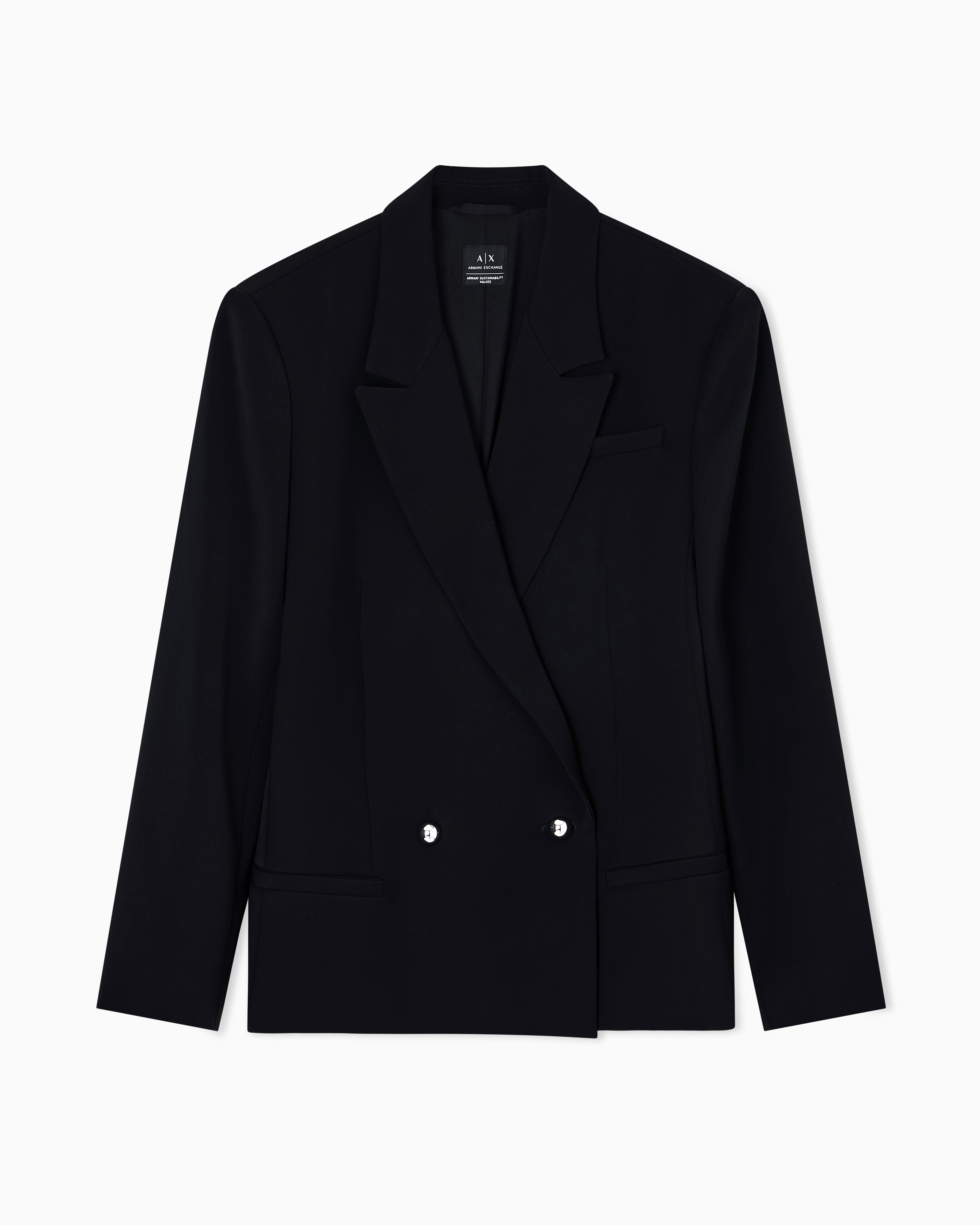 Armani Exchange - Formal Jackets, Woman, Black, Size: