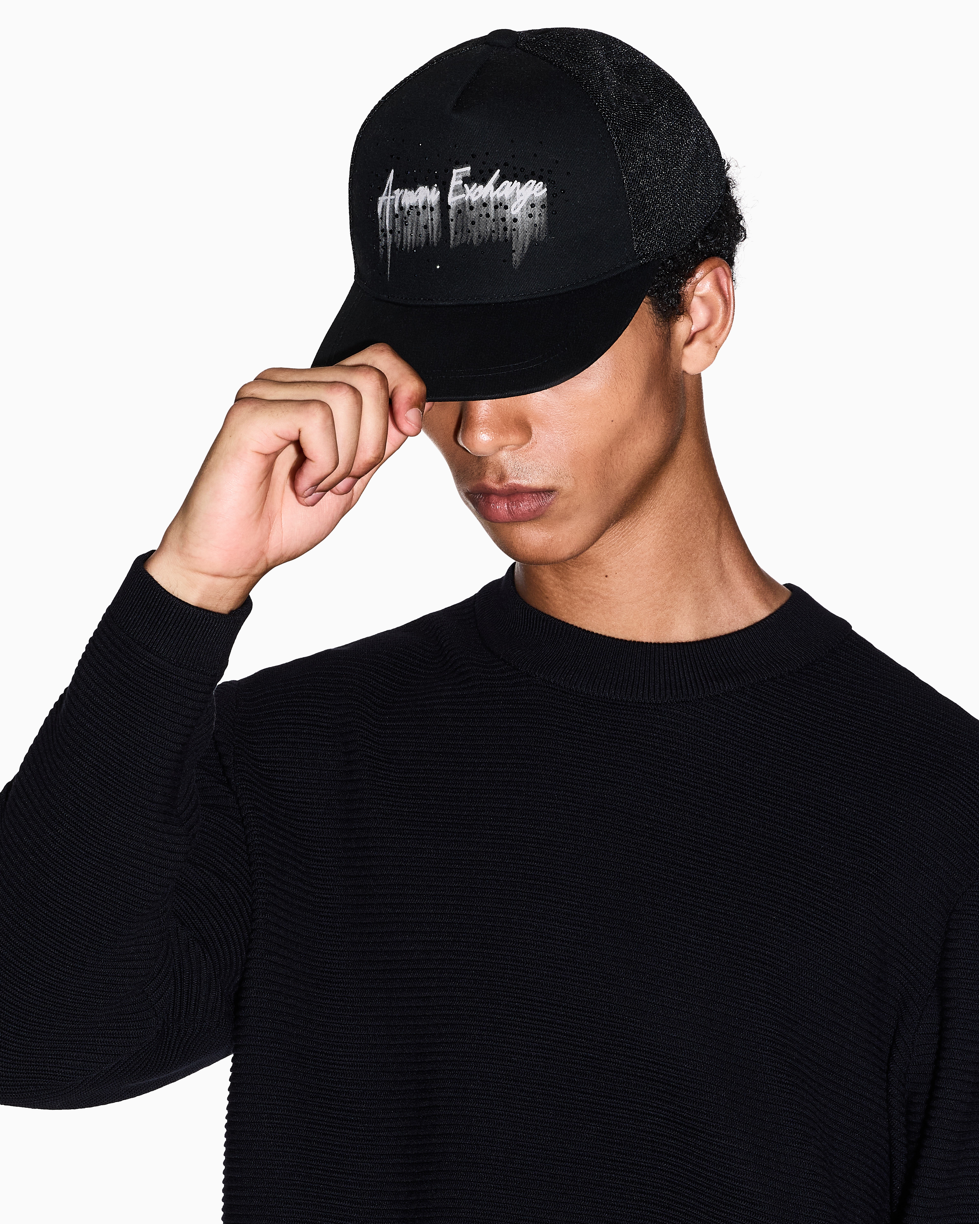 Visor hat with spray logo