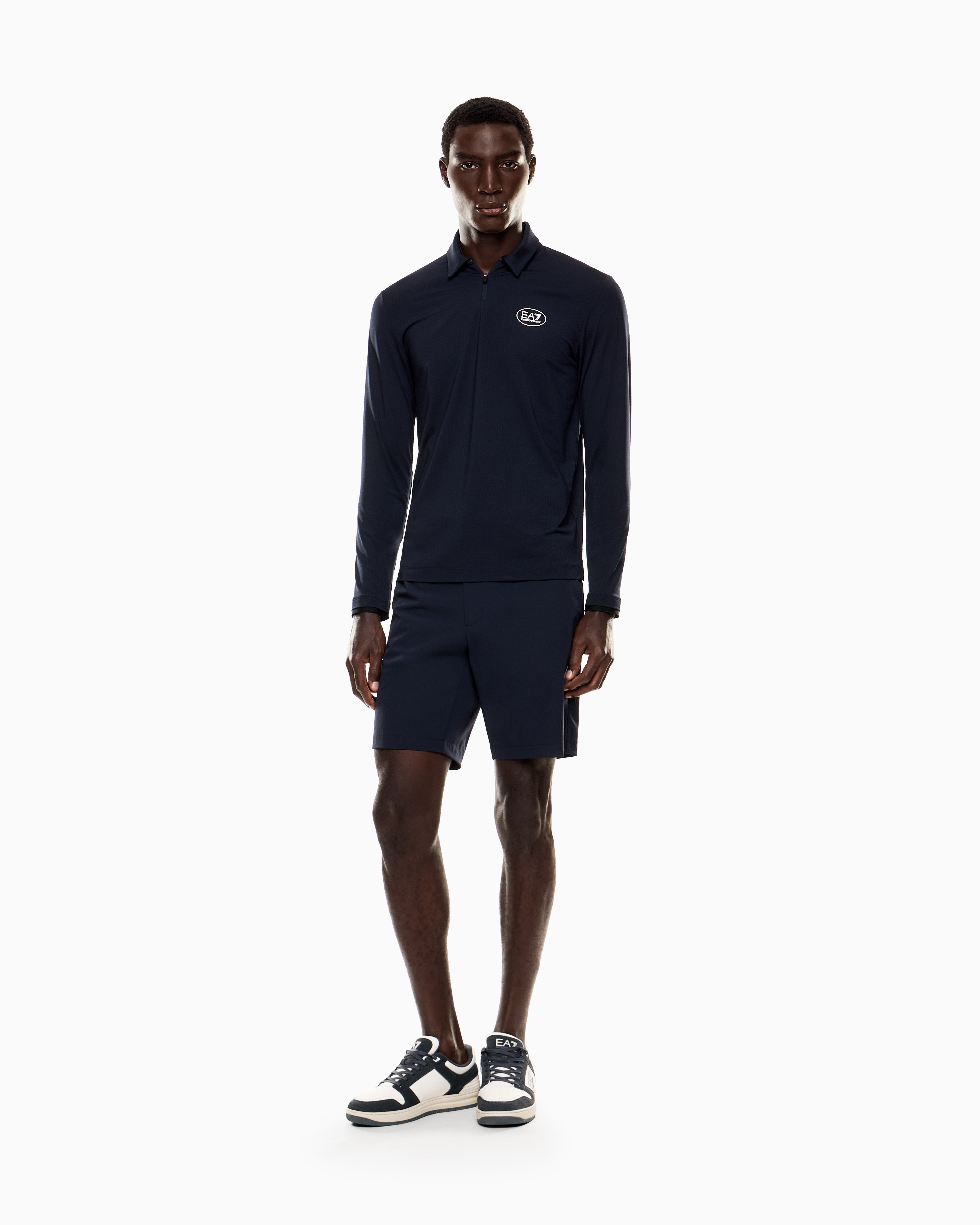 【新品】ジョルジオアルマーニ　メンズ　長袖ポロシャツ　L ゴルフ EMPORIO ARMANI エンポリオアルマーニ ポロシャツ 長袖 メンズ