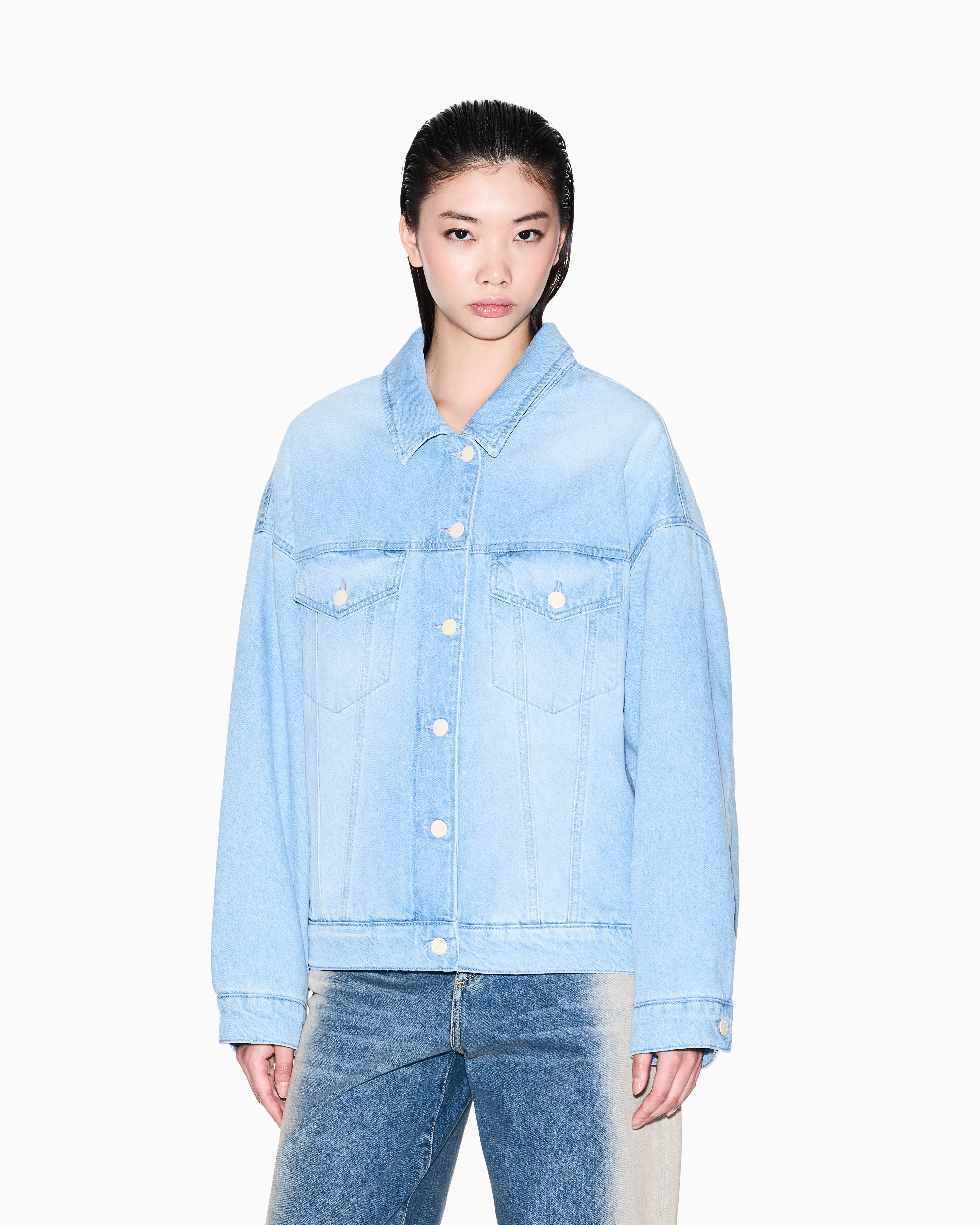 Oversized denim jacket