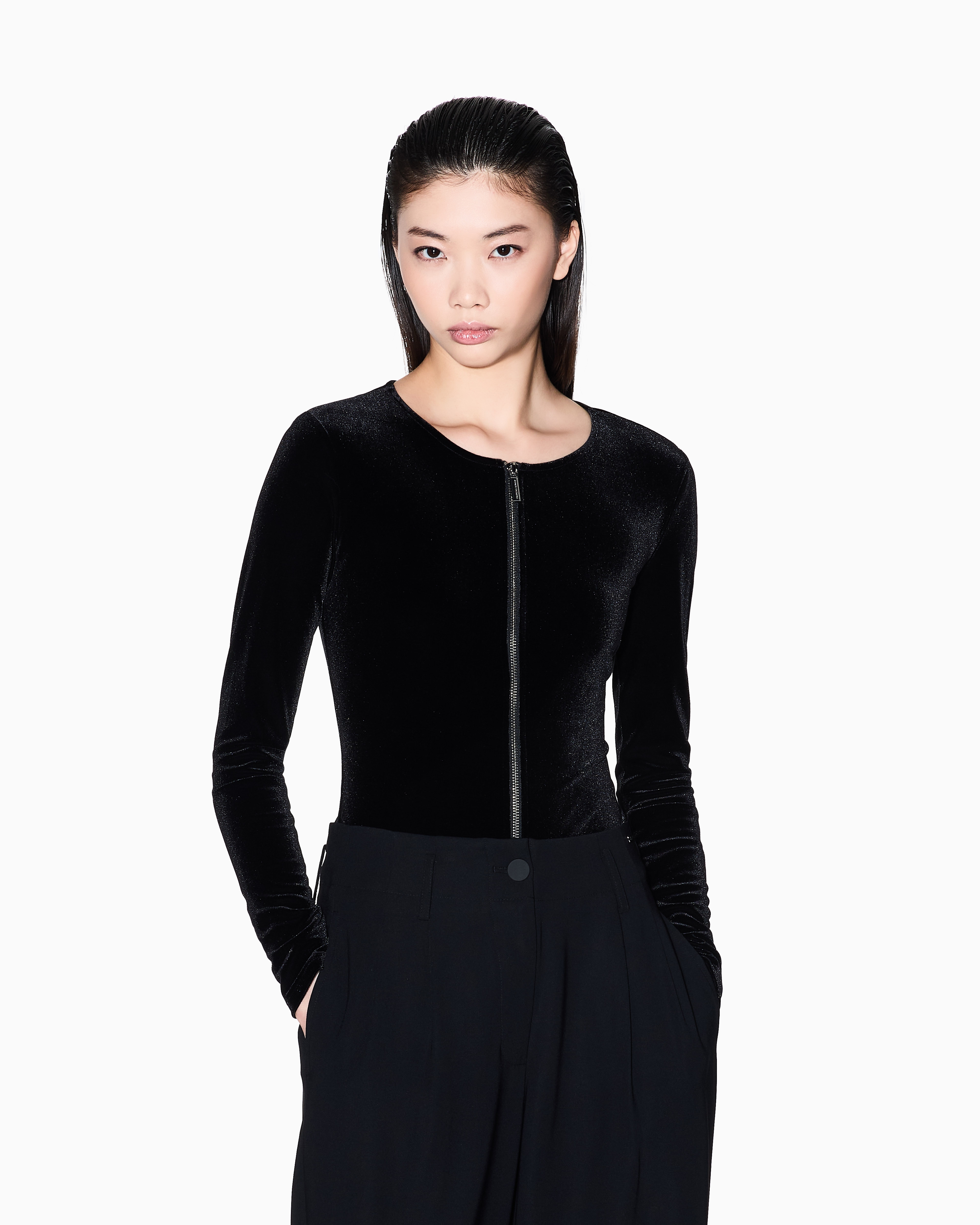 Velvet bodysuit