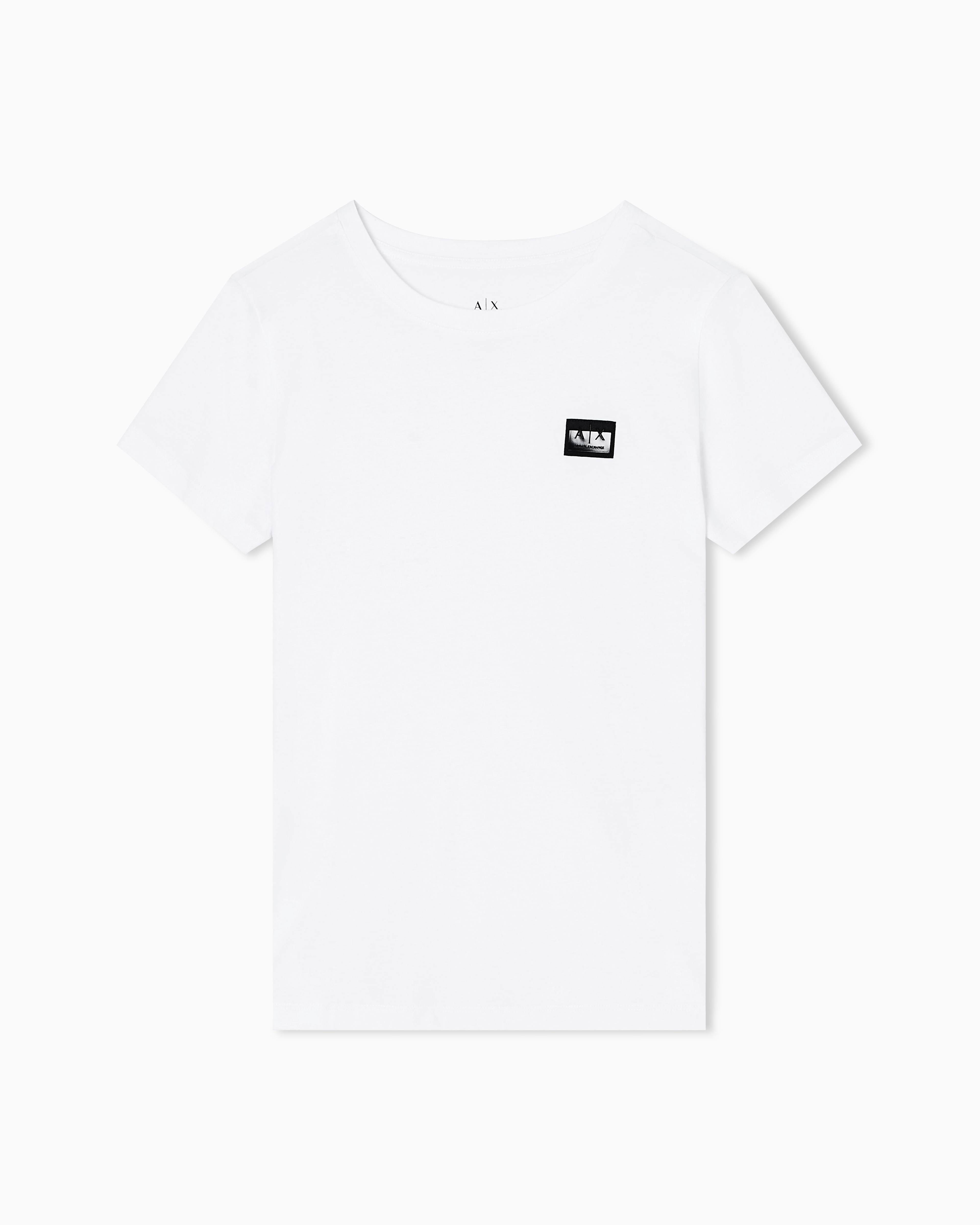 Armani Exchange - Regular Fit T-Shirts, Woman, White, Size: