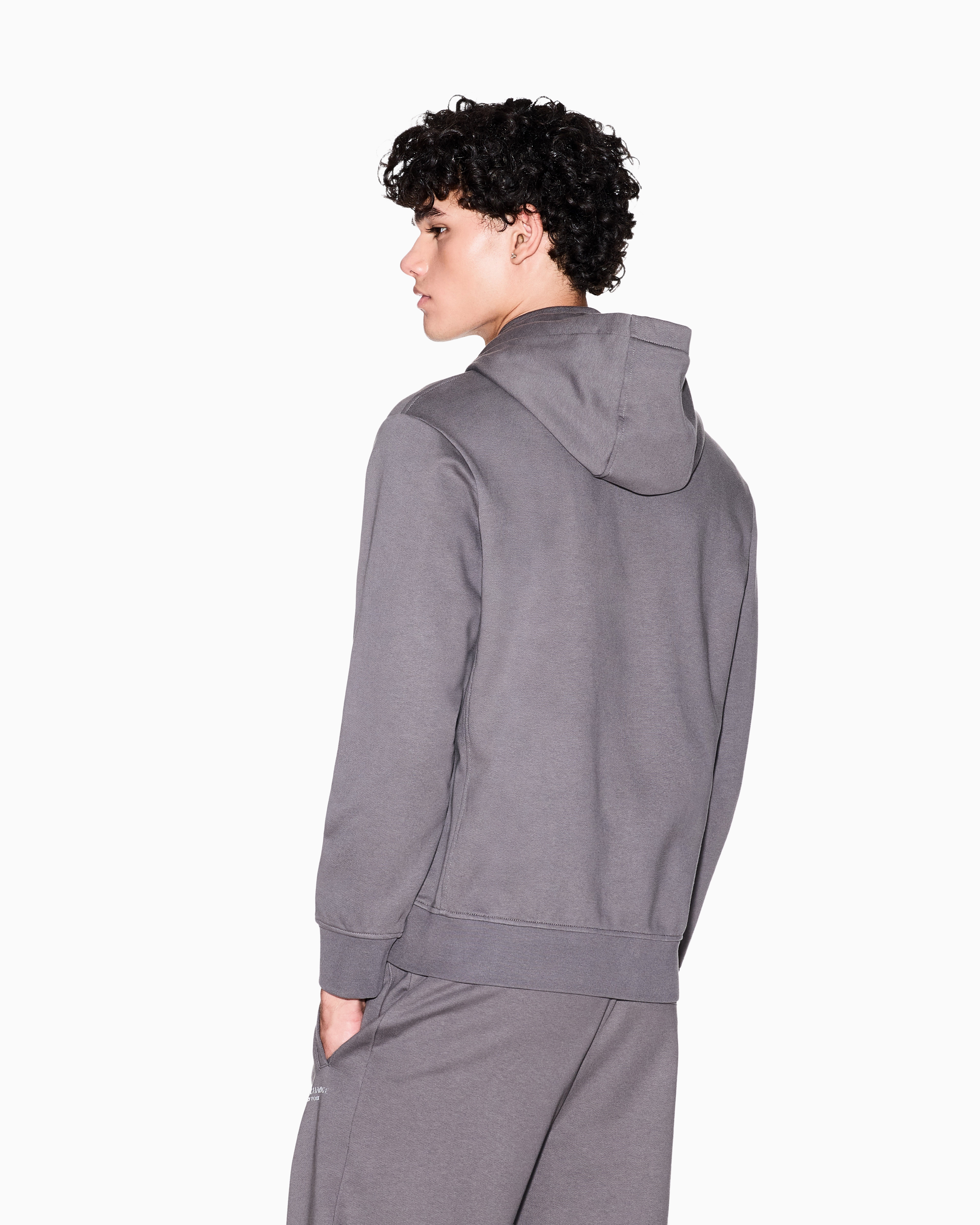 AXロゴ ジップアップフーデッドスウェットシャツ | Armani Exchange