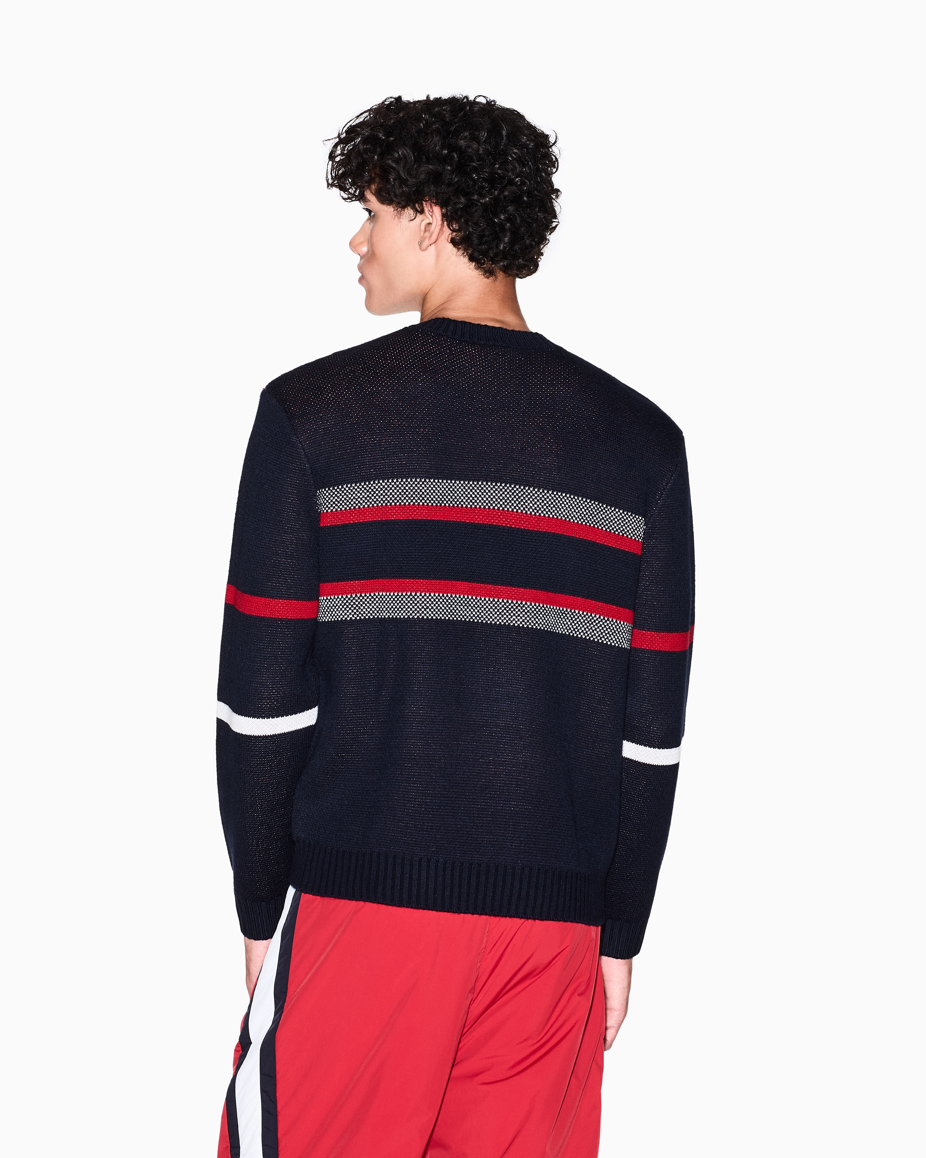 Armani Exchange - Jumpers, Man, Blue, Size: