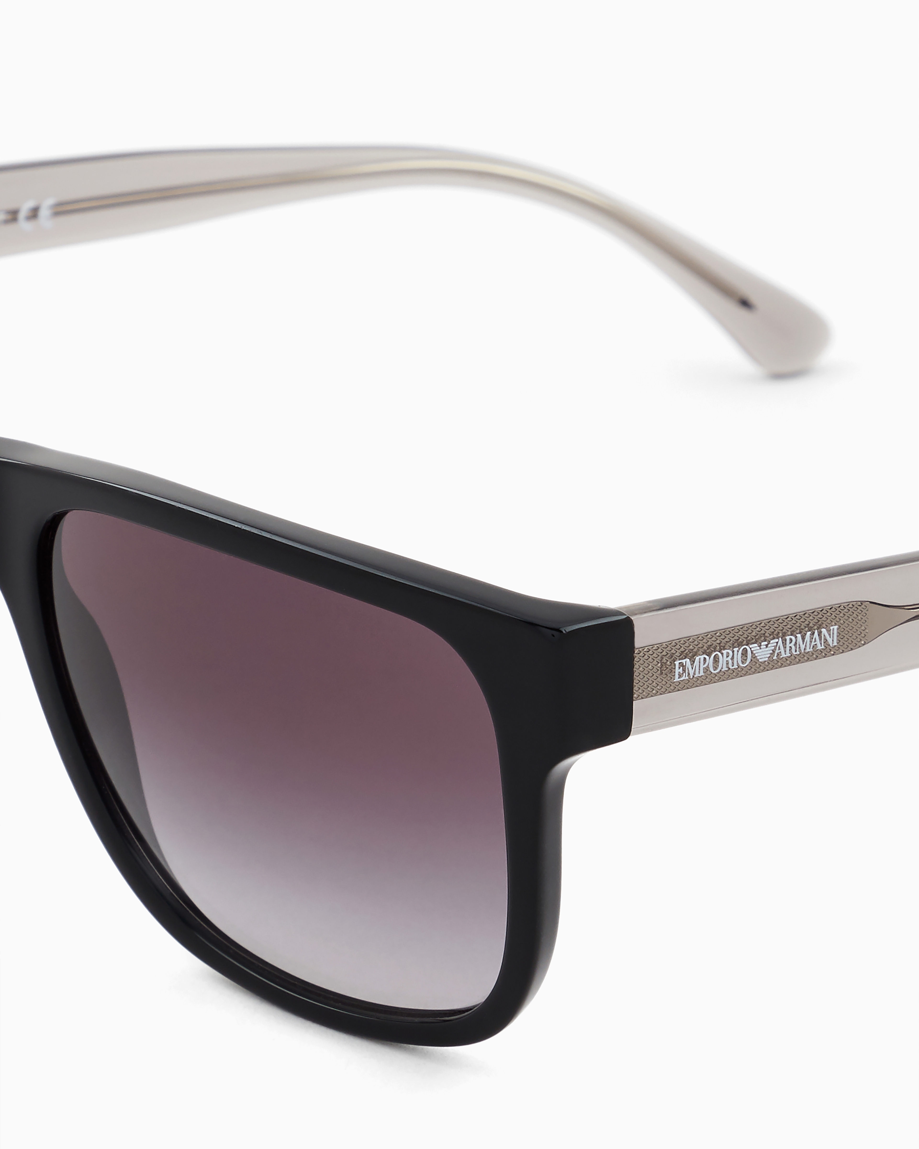 Emporio Armani - Men's bio-acetate sunglasses, Man, Black, Size: 56L