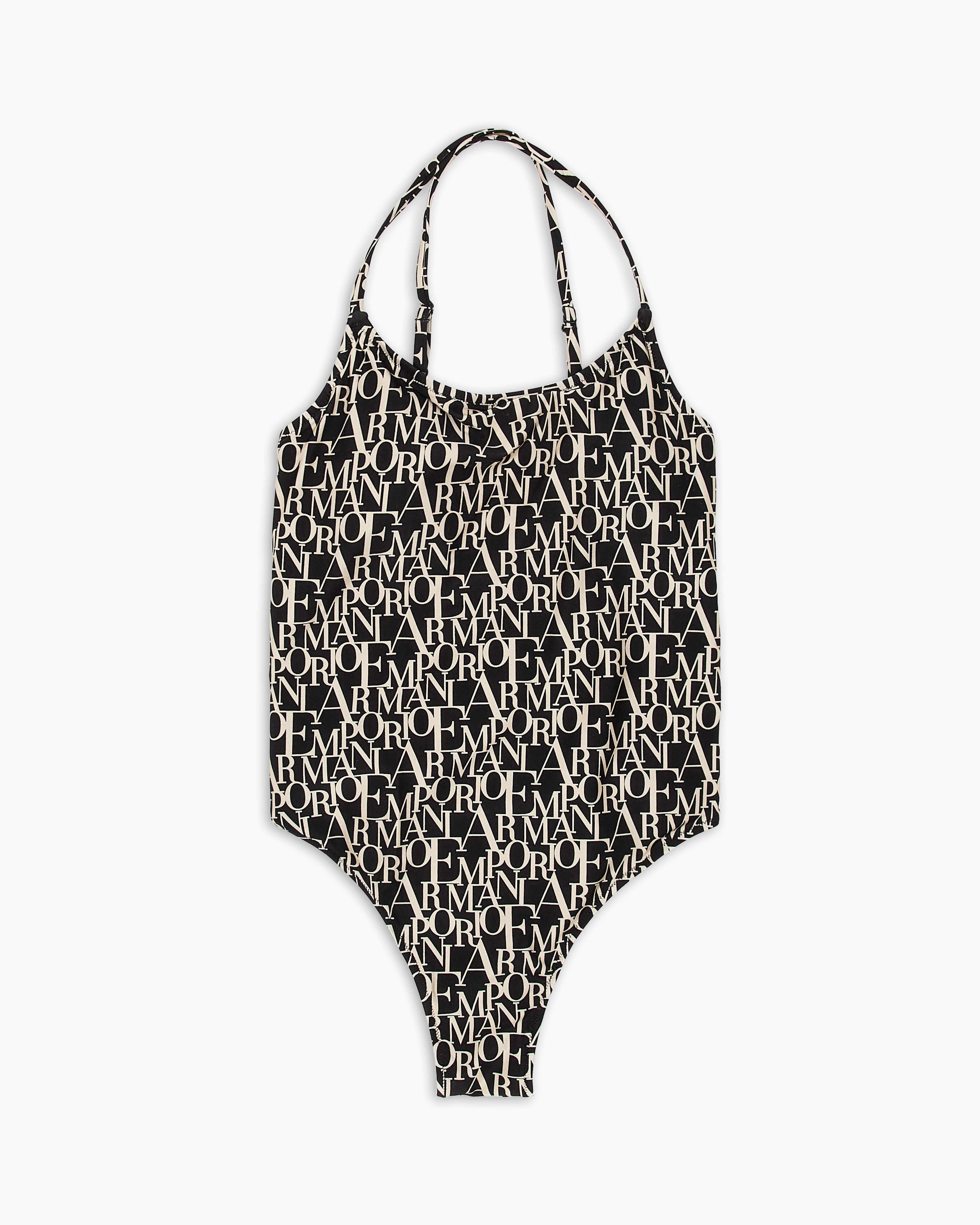 Emporio Armani Costume Intero Imbottito Stampa Logomania