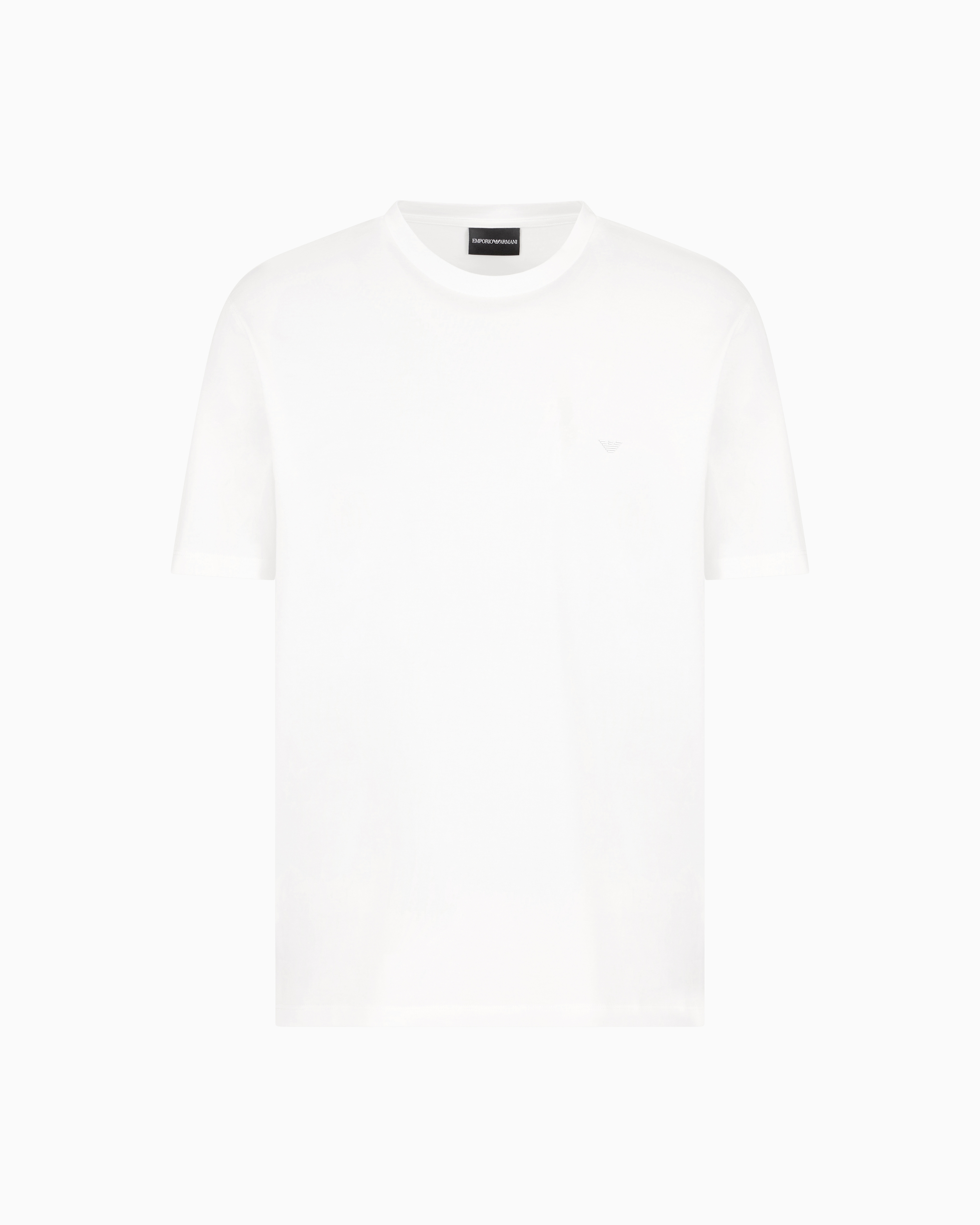 Emporio Armani White Asv Travel Essentials Jersey T-Shirt